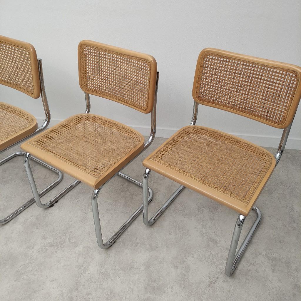 Bauhaus 4 Set Cesca vintage made in Italy 1970
