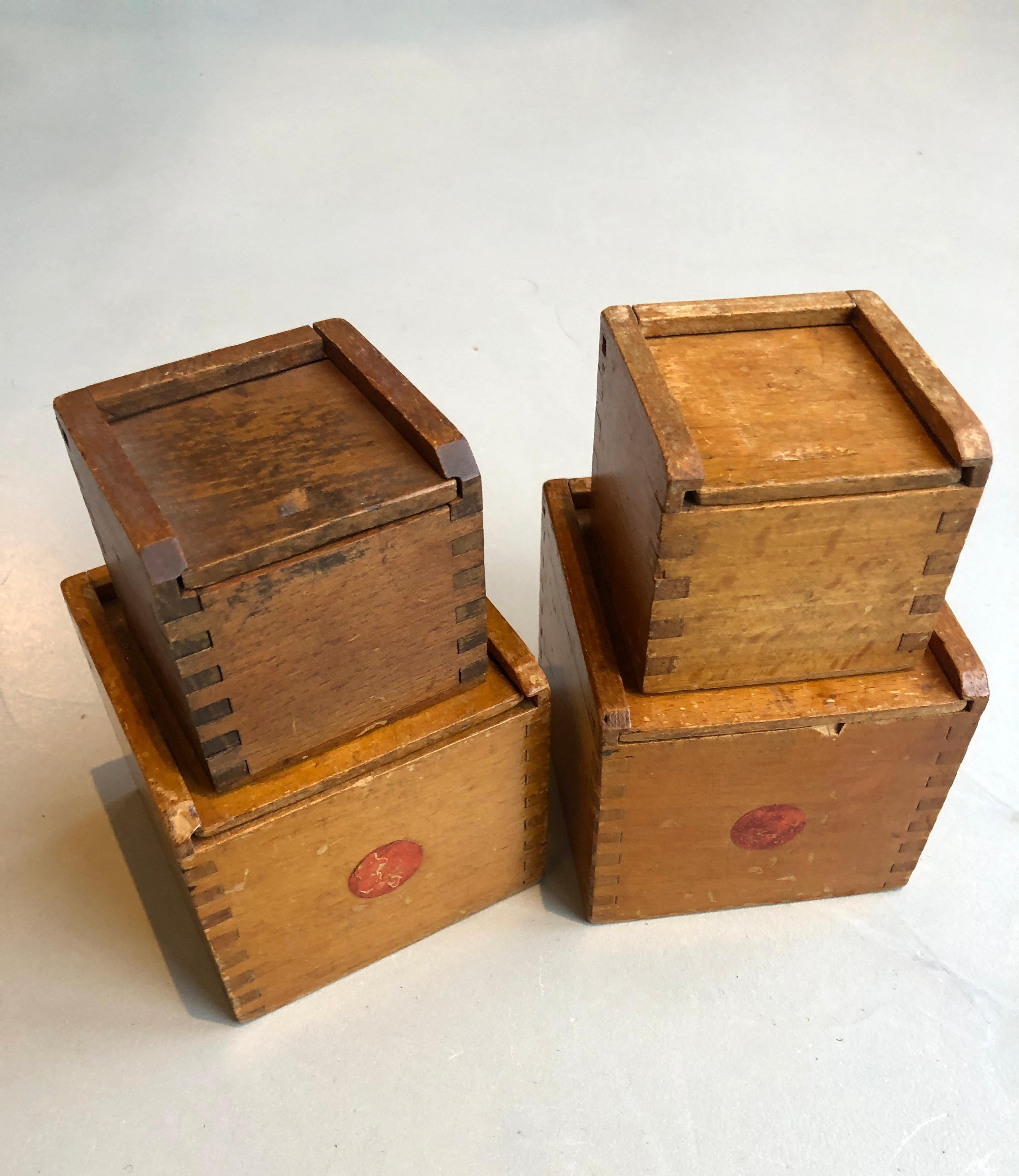 4 sets Children Toy Blocks, De Stijl, Amsterdam School, Berlage, 1920's For Sale 1