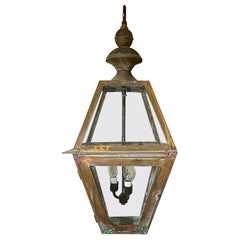 4-Sides Hanging Copper Lantern
