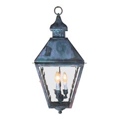 4-Sides Hanging Copper Lantern