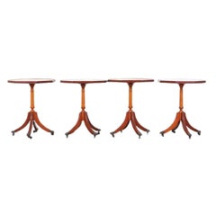 4 Small English Side Tables