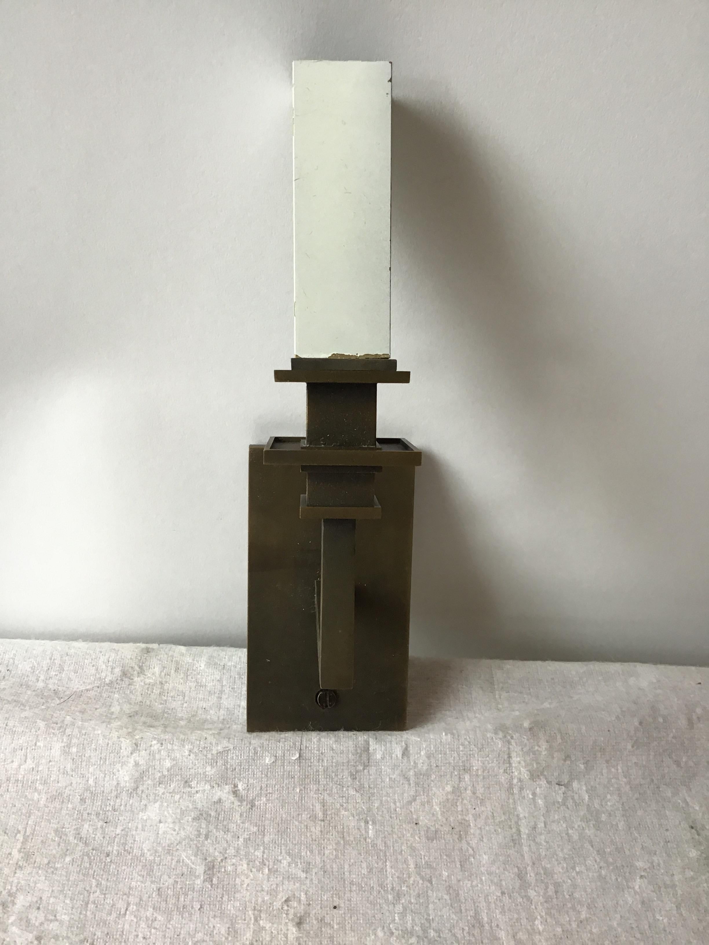 4 Solid Bronze Sconces by the Urban Electric Company 1
