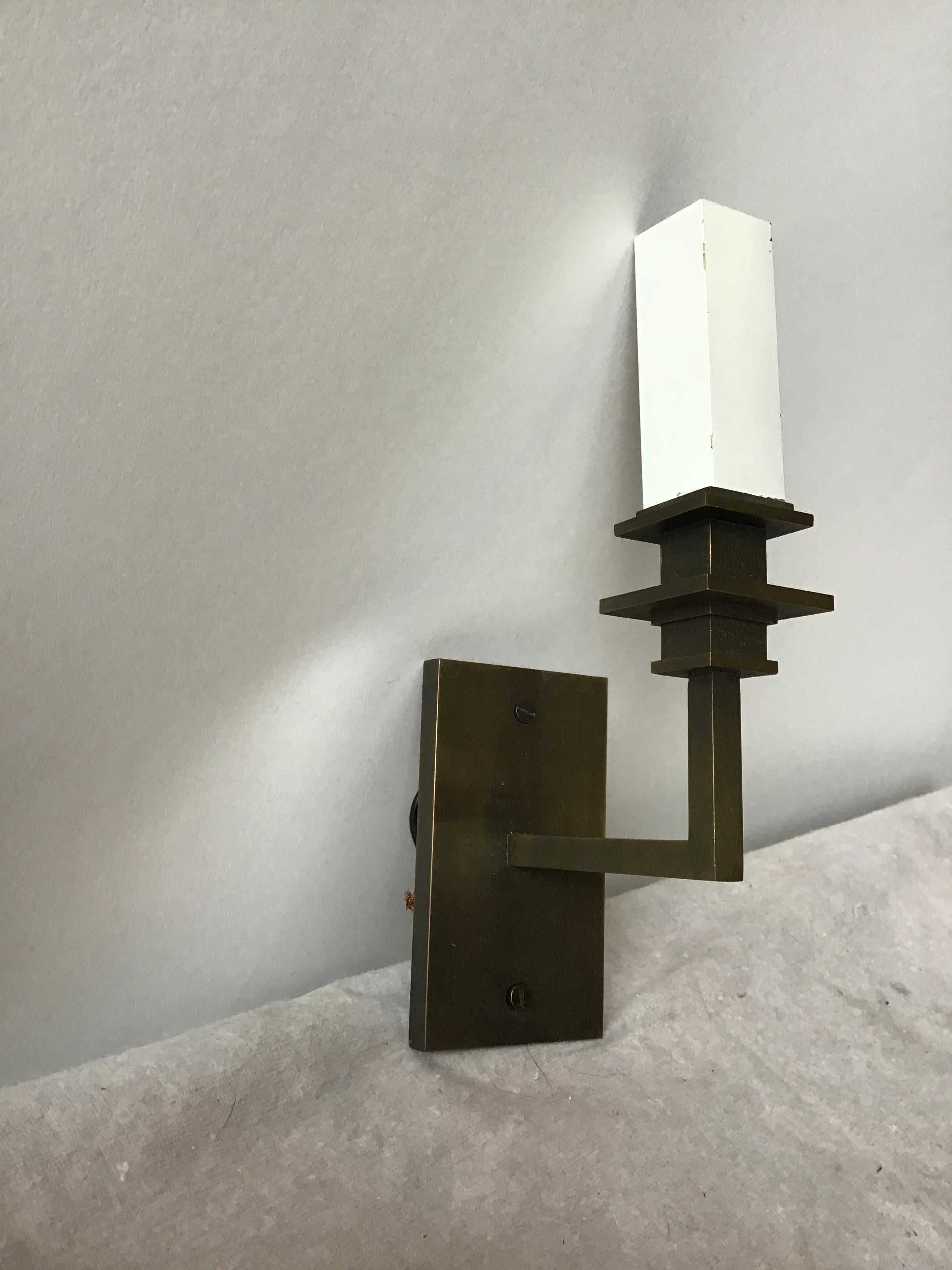 4 Solid Bronze Sconces by the Urban Electric Company 2