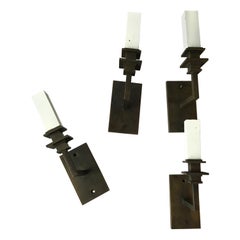 4 Solid Bronze Sconces by the Urban Electric Company