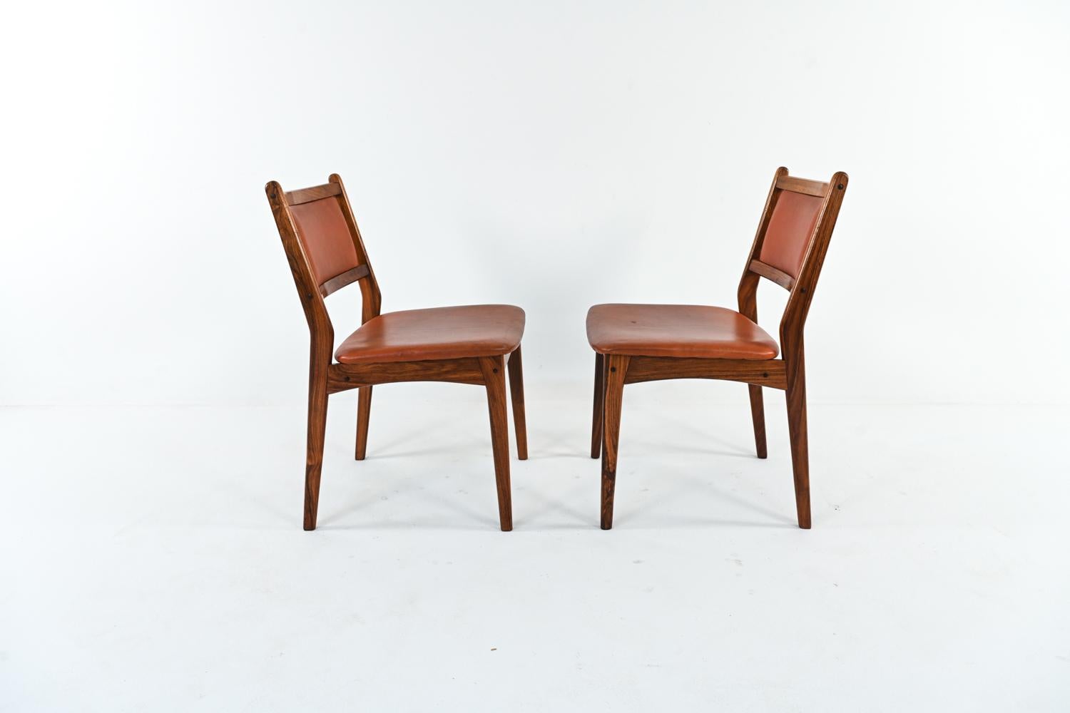 (4) Spøttrup Rosewood Danish Mid-Century Dining Chairs, c. 1960's 1