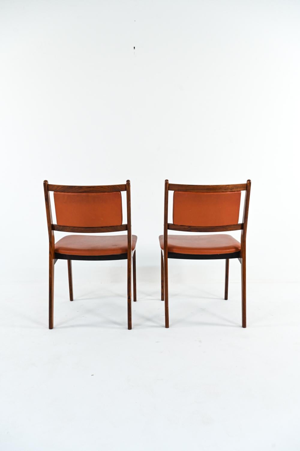 (4) Spøttrup Rosewood Danish Mid-Century Dining Chairs, c. 1960's 2