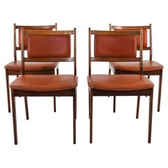 (4) Spøttrup Rosewood Danish Mid-Century Dining Chairs, c. 1960's