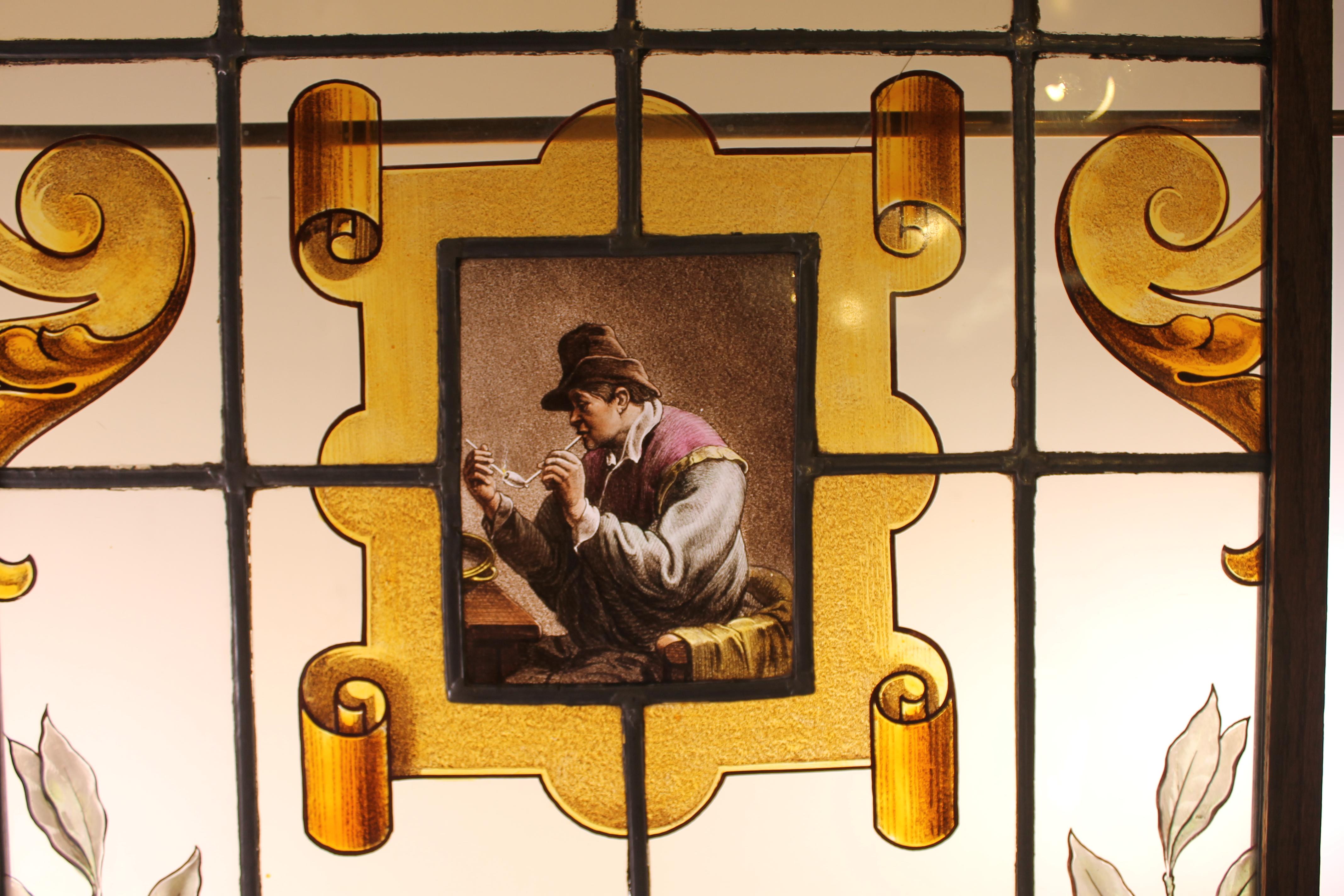 4 vitraux de peintres de la Renaissance flamande et de leur peinture en vente 6