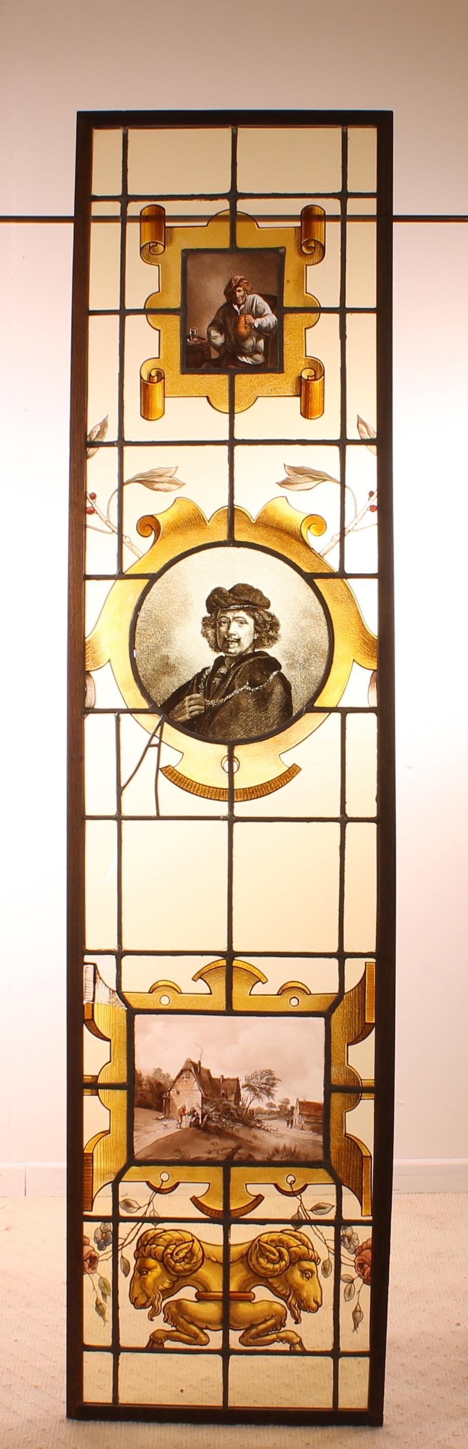 4 Stained glass di pittori del Rinascimento fiammingo e la loro pittura in vendita 10