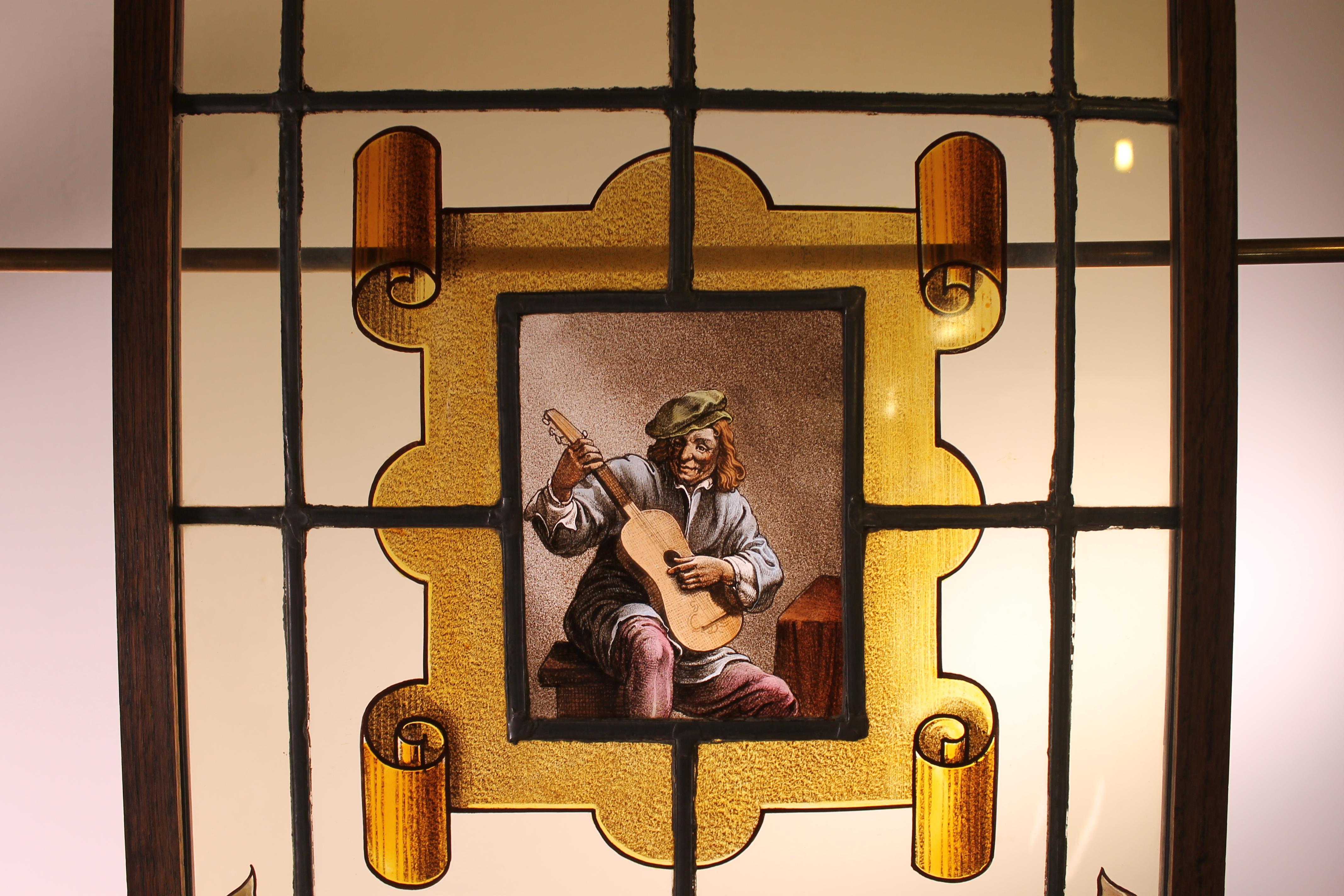 4 Stained glass di pittori del Rinascimento fiammingo e la loro pittura in vendita 1