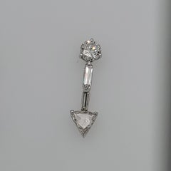 4-Stone Drop or Dangle Earrings with 2 Carat of Diamonds