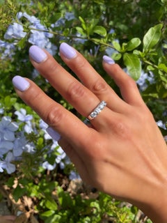 4-Stone Women's Diamond Band 0.80 Carat