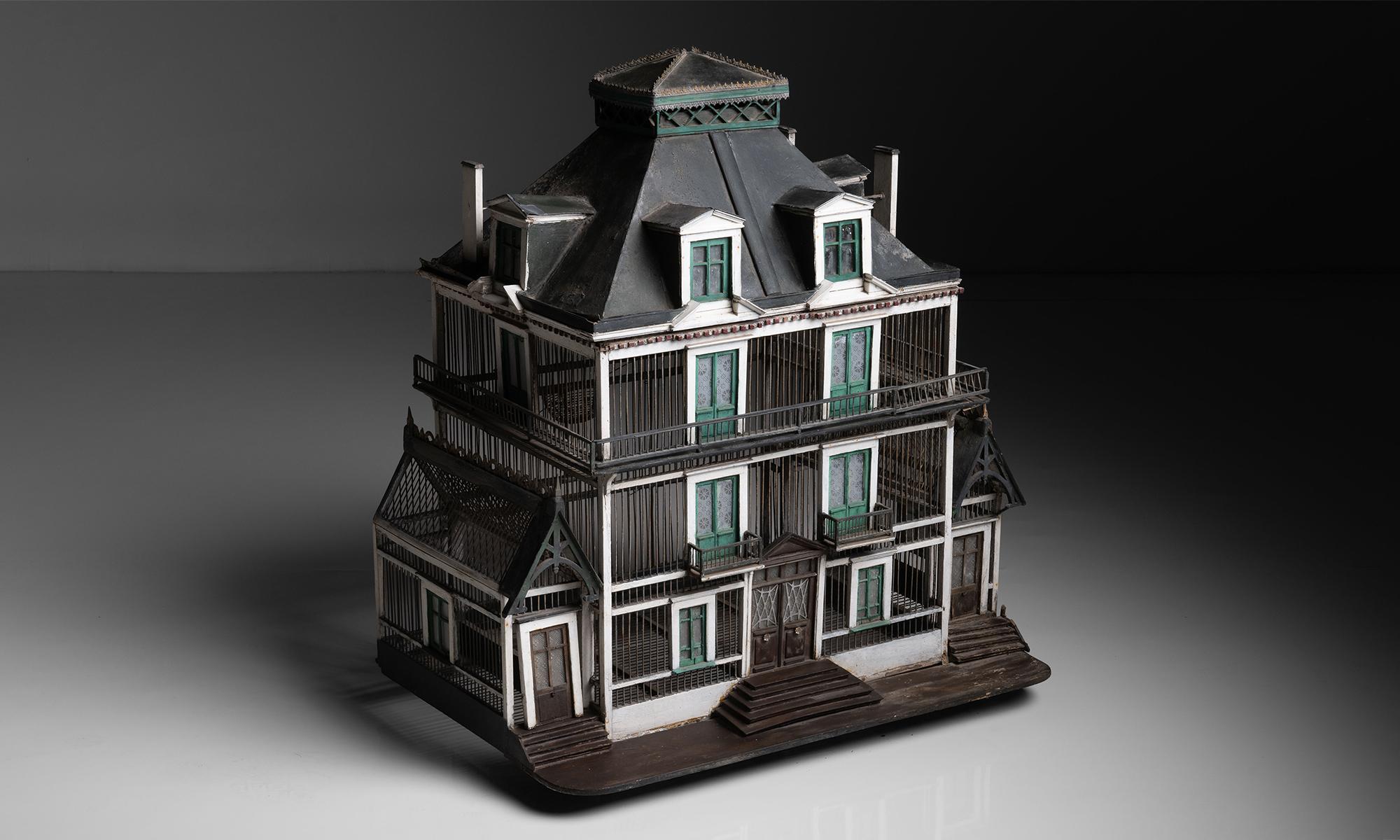 French 4 Story Bird Cage, France, circa 1860 For Sale