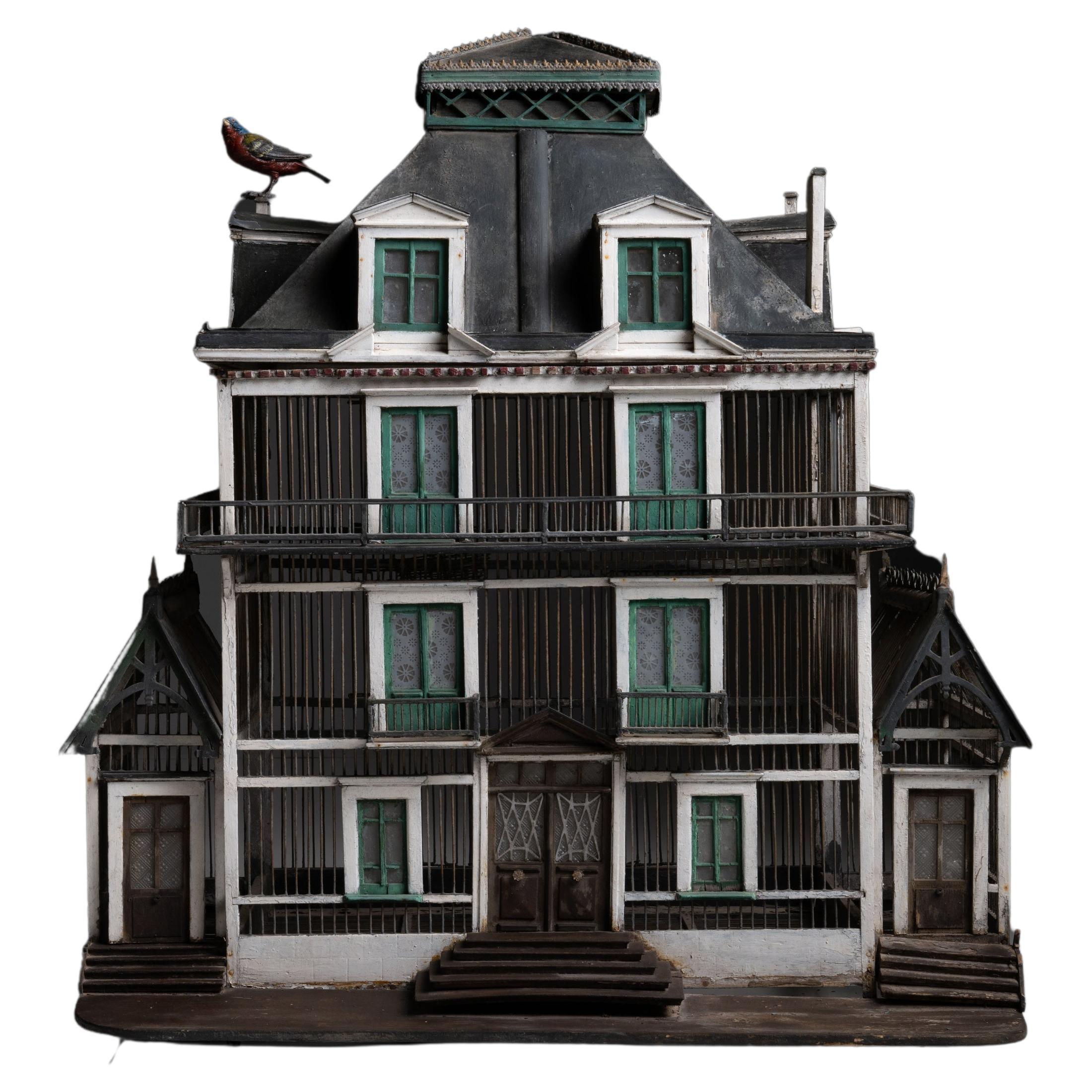 4 Story Bird Cage, France, circa 1860 For Sale