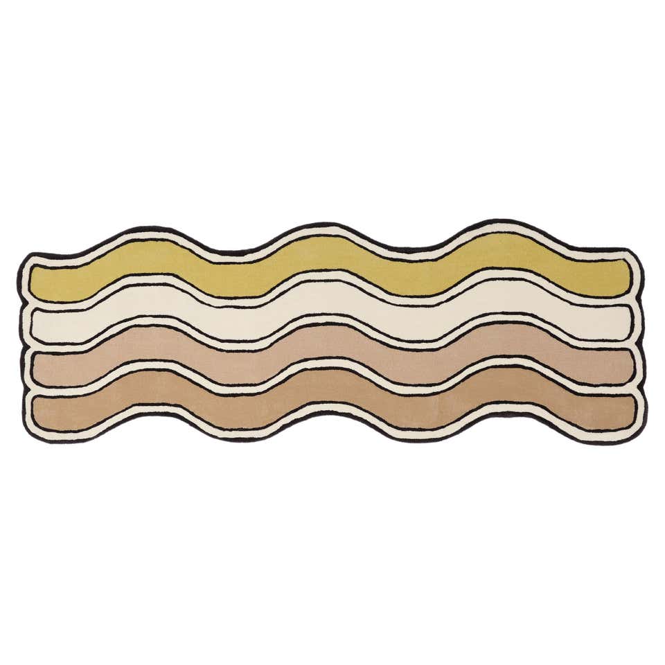 Pieces Maschi Geometric Grid Print Grey Neutral Hand Tufted Modern Rug ...