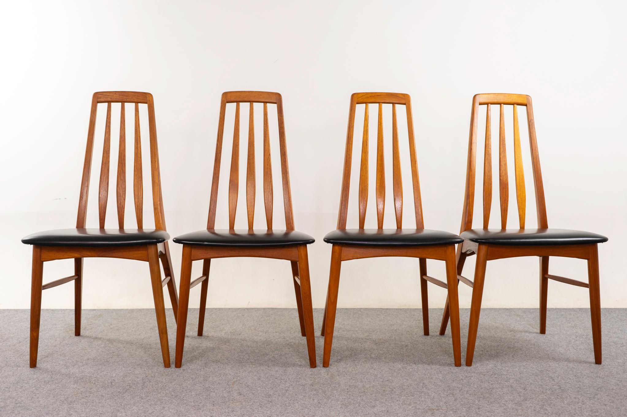 4 chaises Eva de Niels Kofoed en vente 3