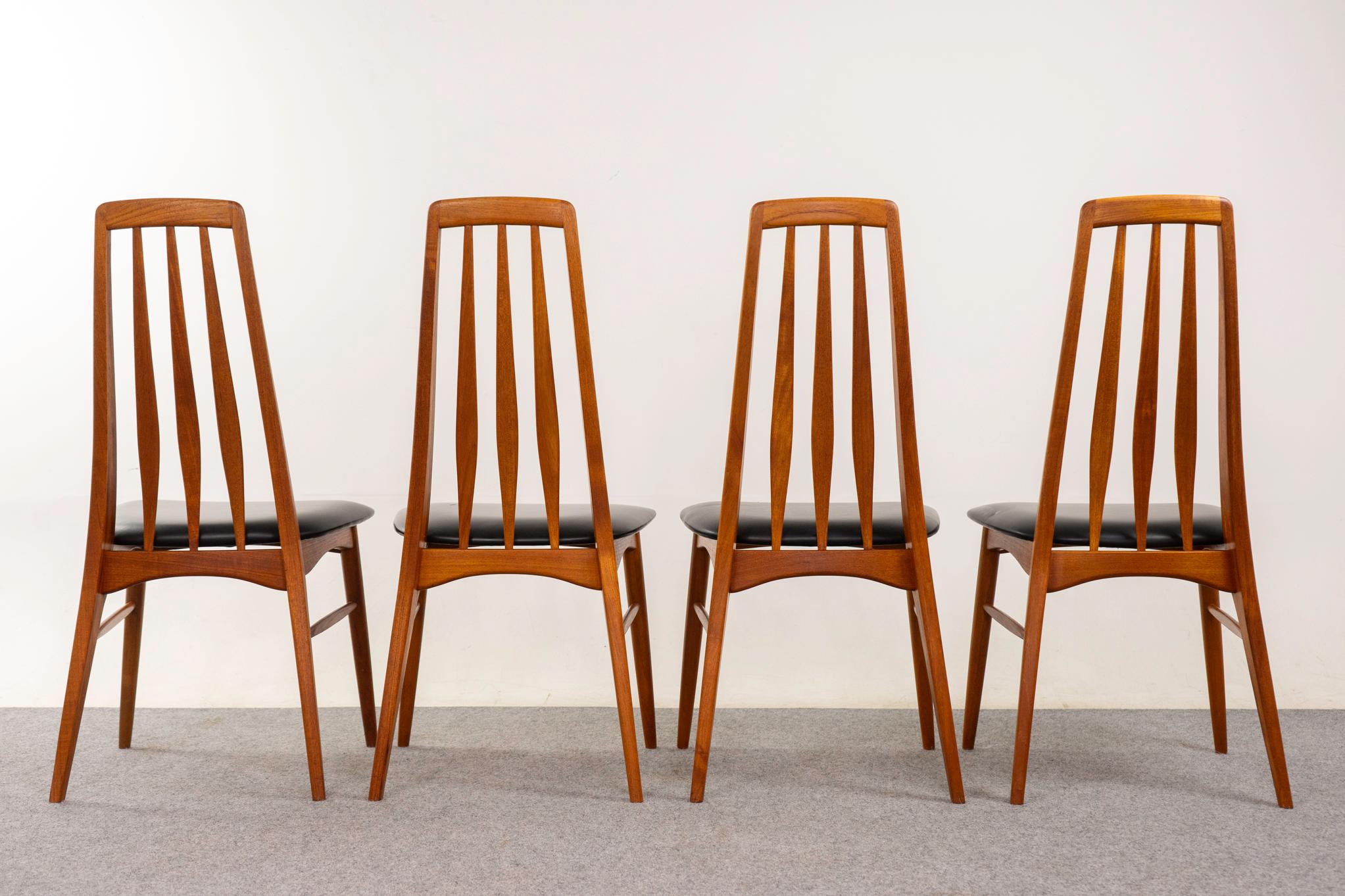 4 chaises Eva de Niels Kofoed en vente 5