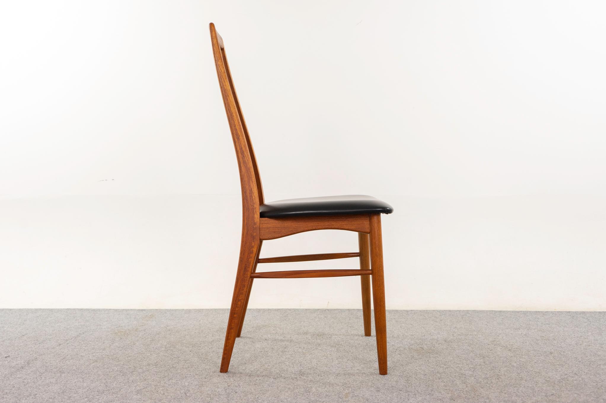 Milieu du XXe siècle 4 chaises Eva de Niels Kofoed en vente