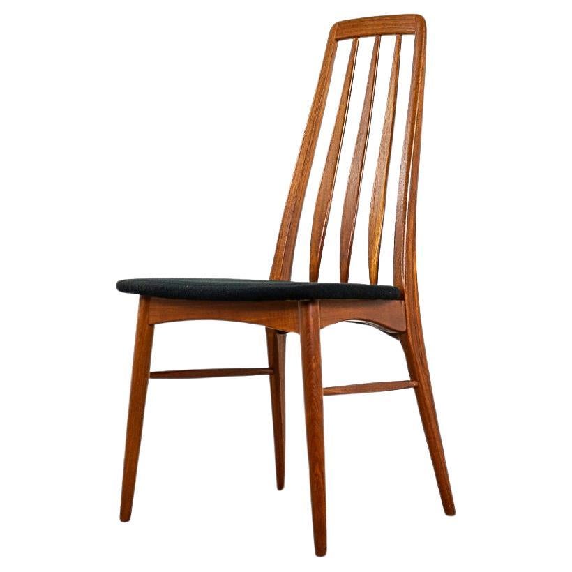 6 Teak "Eva" Dining Chairs by Niels Koefoed For Sale