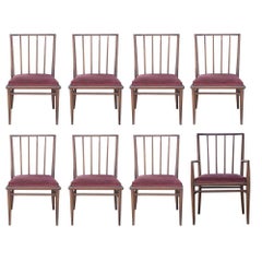4 T.H. Robsjohn Gibbings For Widdicomb Mahogany Dining Chairs