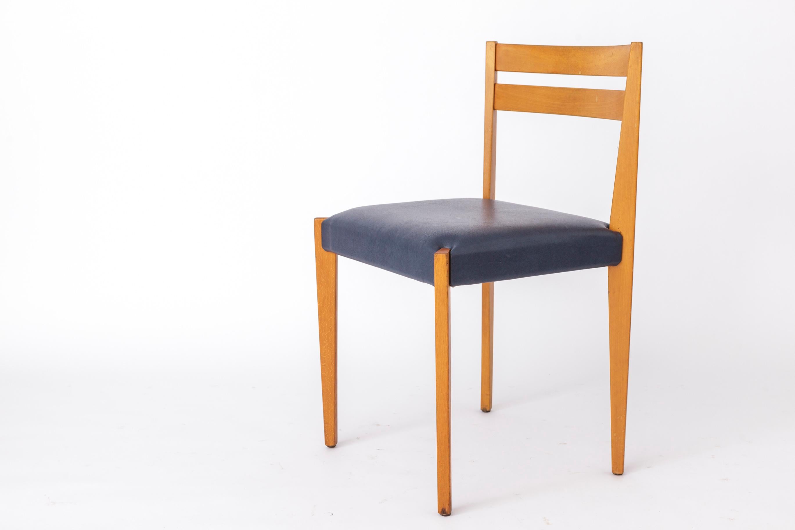 4 Thonet Chairs Vintage 1970s - German Design For Sale 2