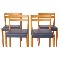 4 chaises Thonet vintage des années 1970 - Design allemand