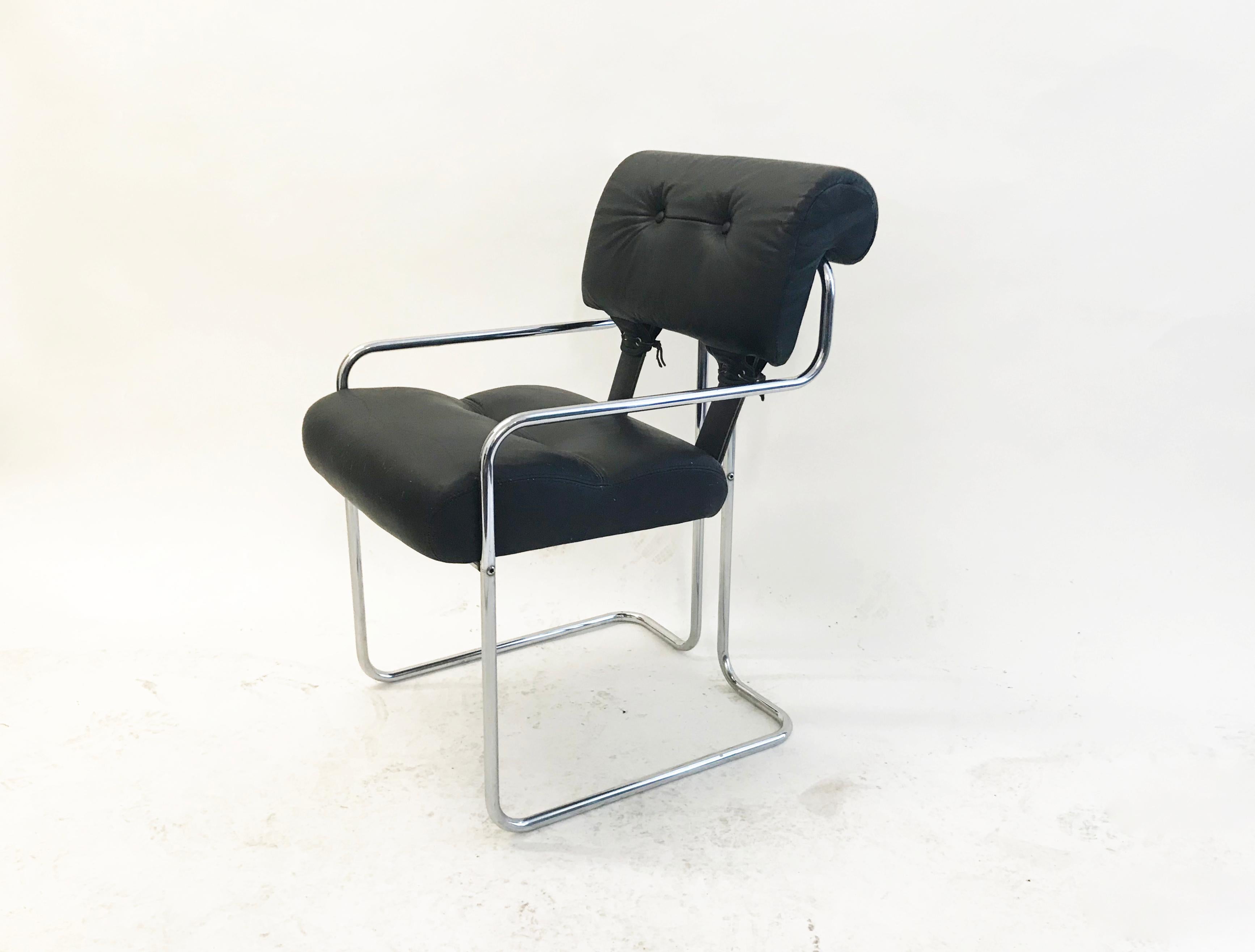 20th Century 4 Tucroma Chairs by Guido Faleschini for i4 Mariani, Italy, 1971
