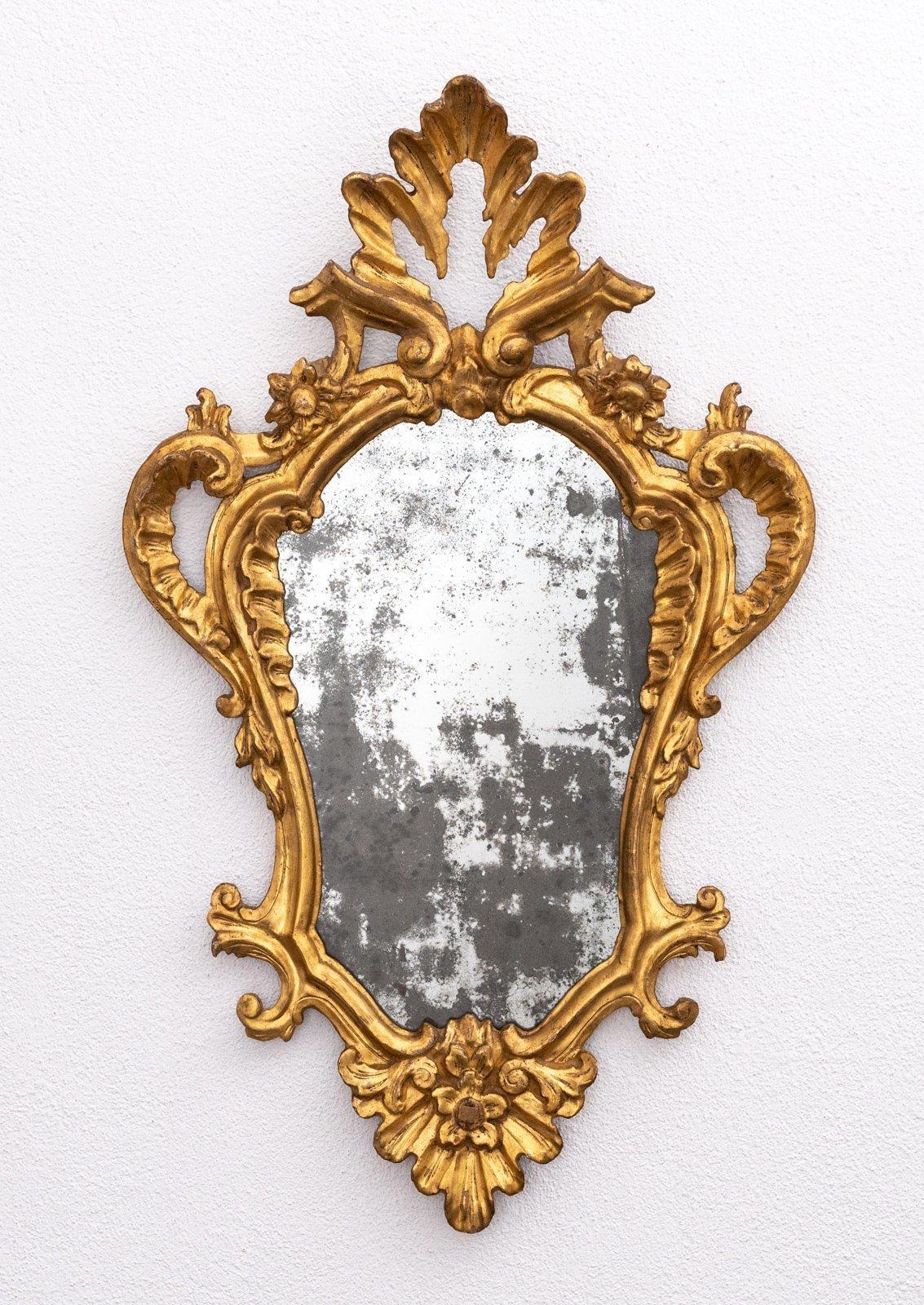 Italian 4 Tuscan Giltwood Mirrors