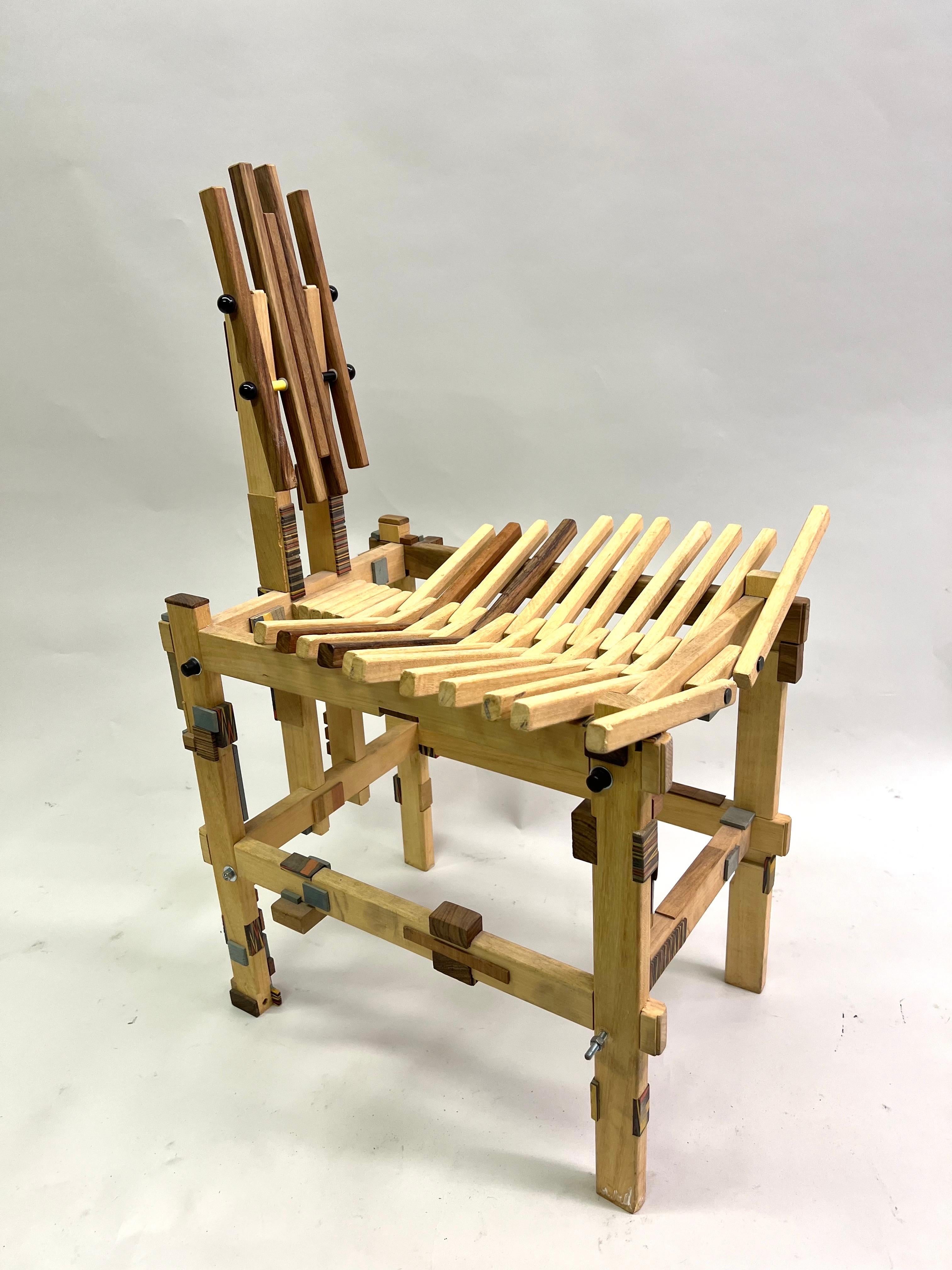 4 Unique Italian Artist Made Chairs, Campana Brothers For Sale 3