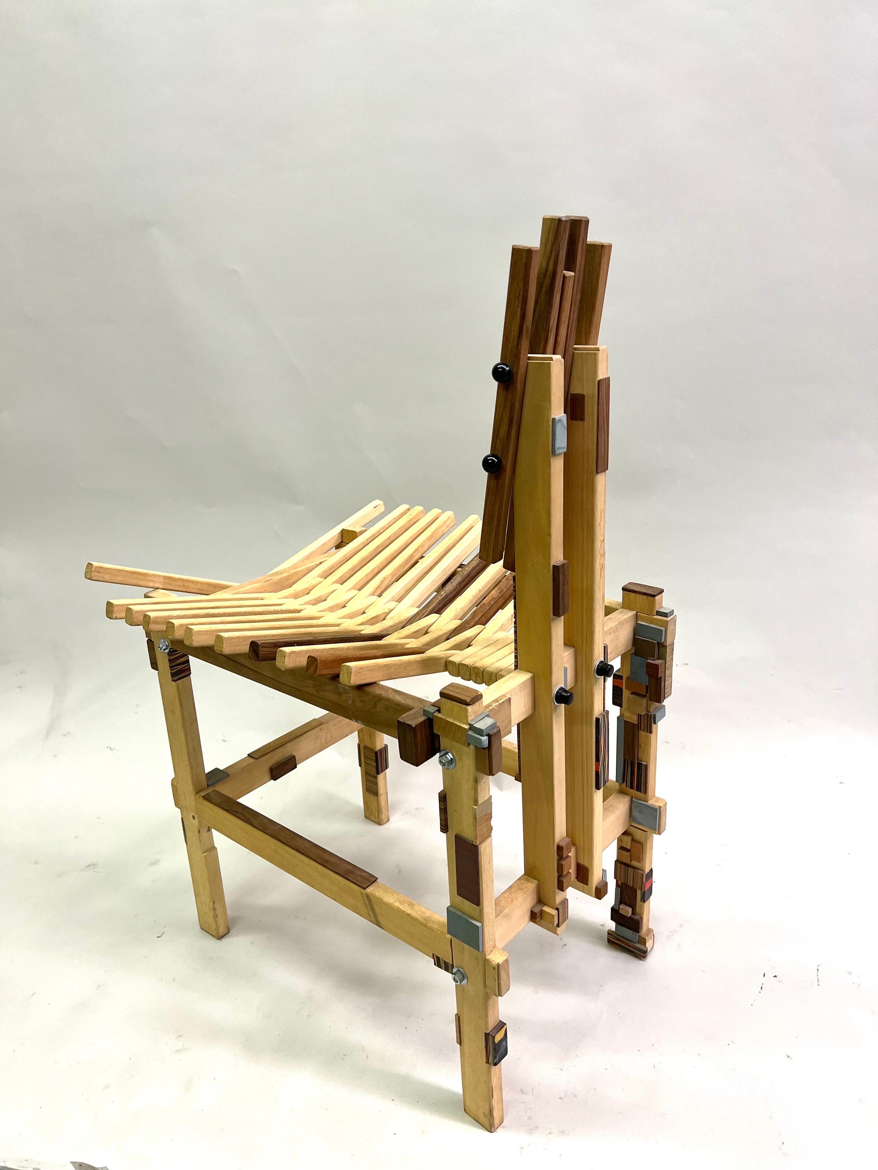 4 Unique Italian Artist Made Chairs, Campana Brothers For Sale 4