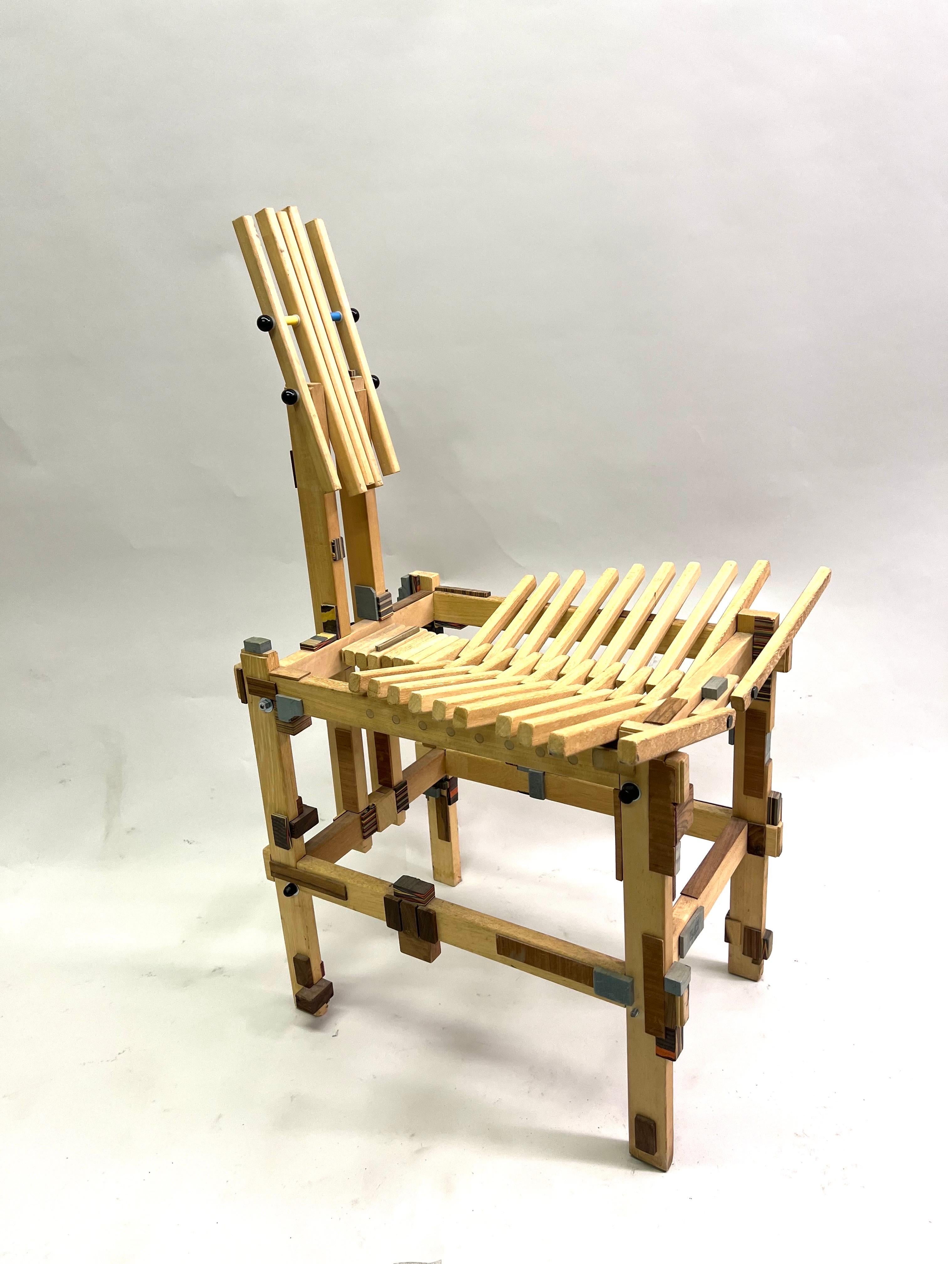 4 Unique Italian Artist Made Chairs, Campana Brothers For Sale 5