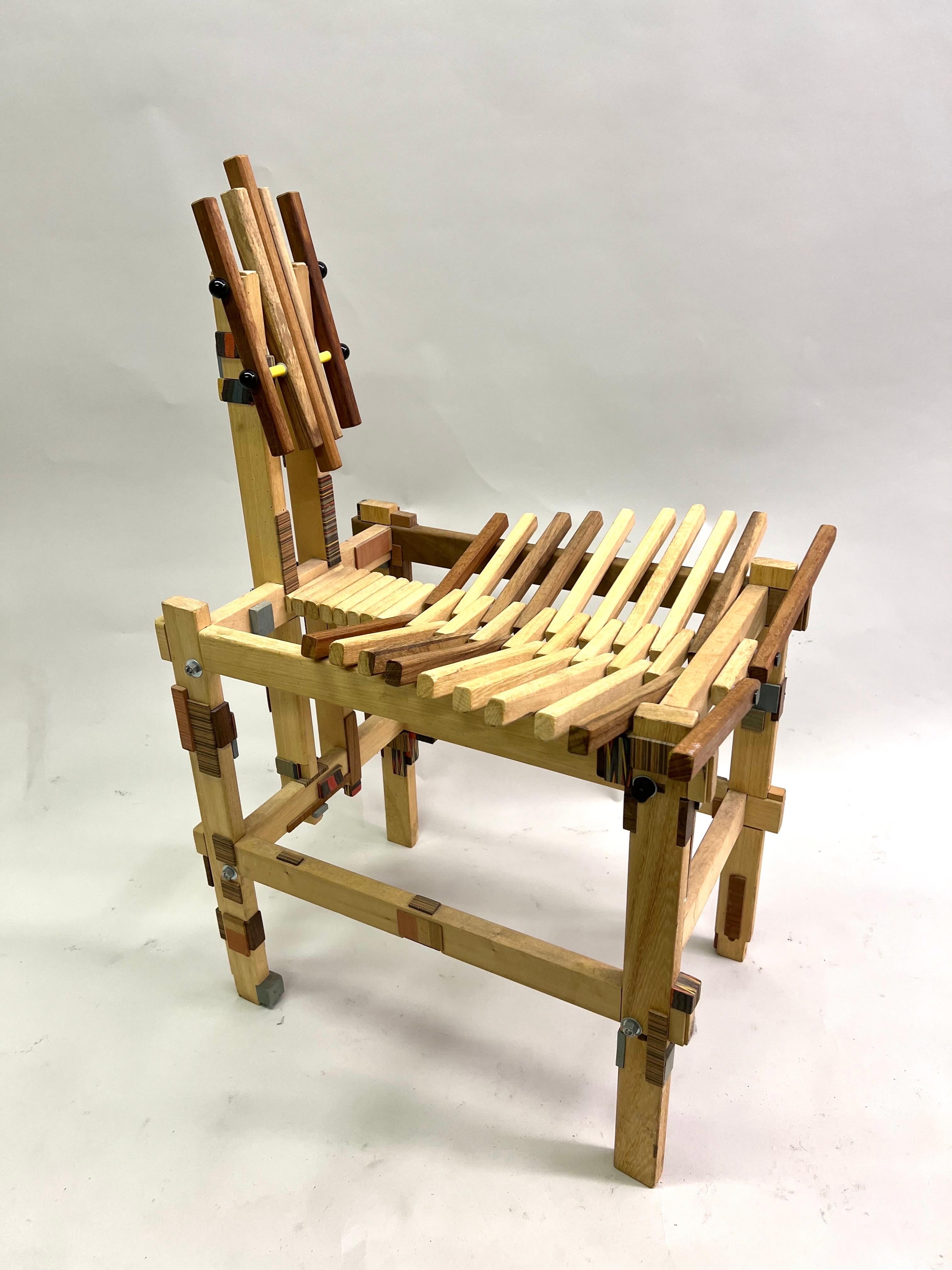 4 Unique Italian Artist Made Chairs, Campana Brothers For Sale 7