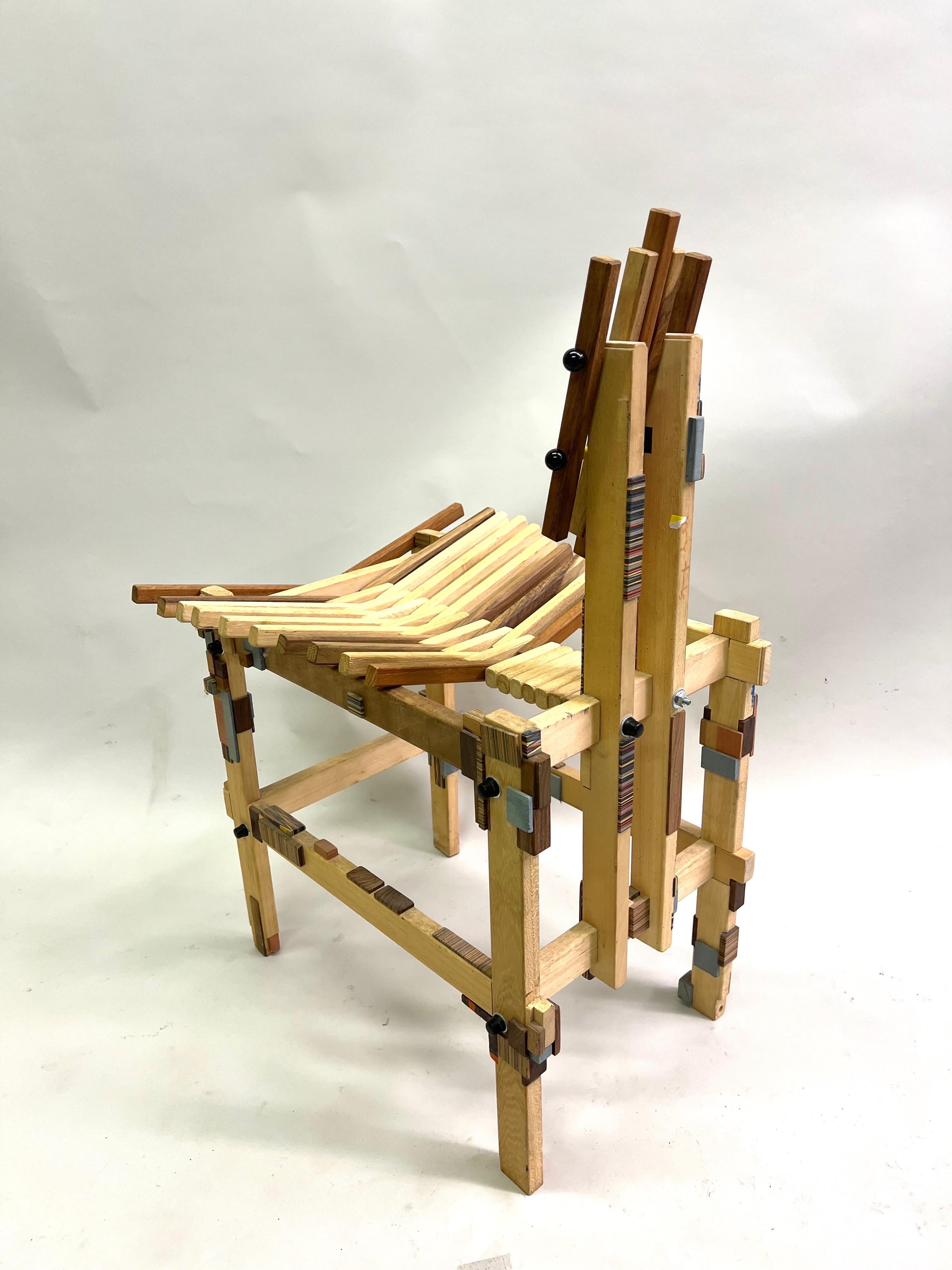 4 Unique Italian Artist Made Chairs, Campana Brothers For Sale 8