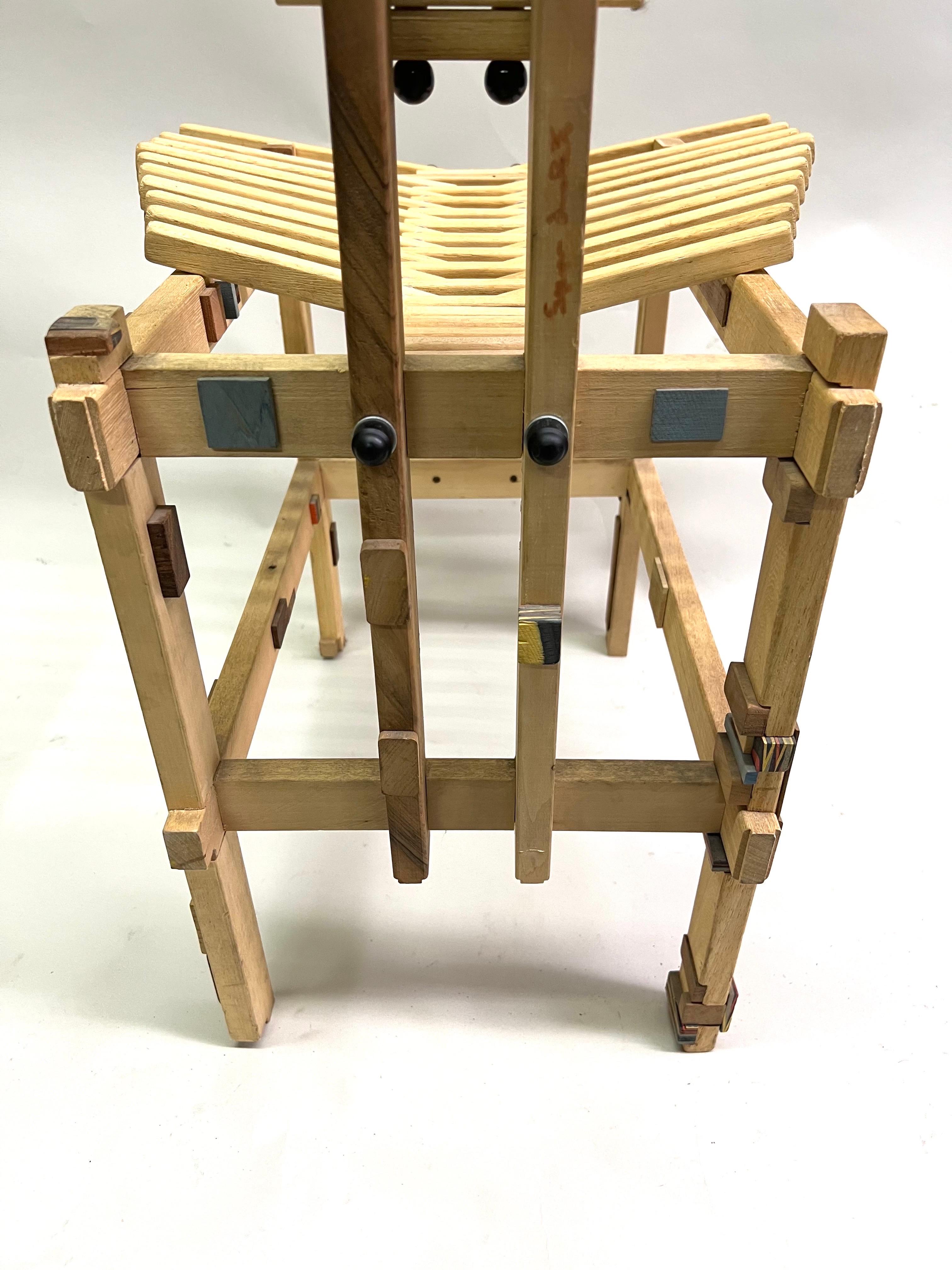 4 Unique Italian Artist Made Chairs, Campana Brothers For Sale 9