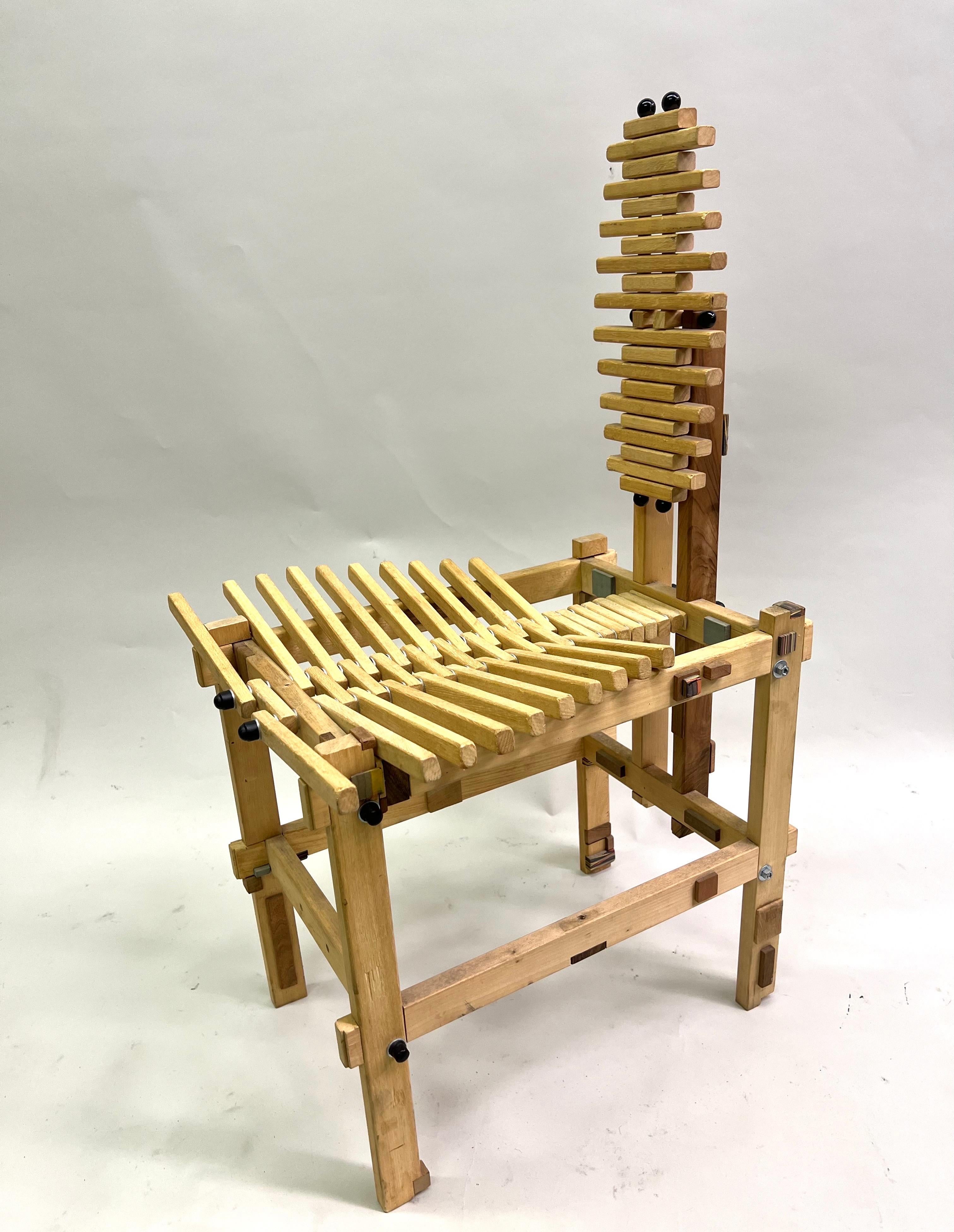 4 Unique Italian Artist Made Chairs, Campana Brothers For Sale 1