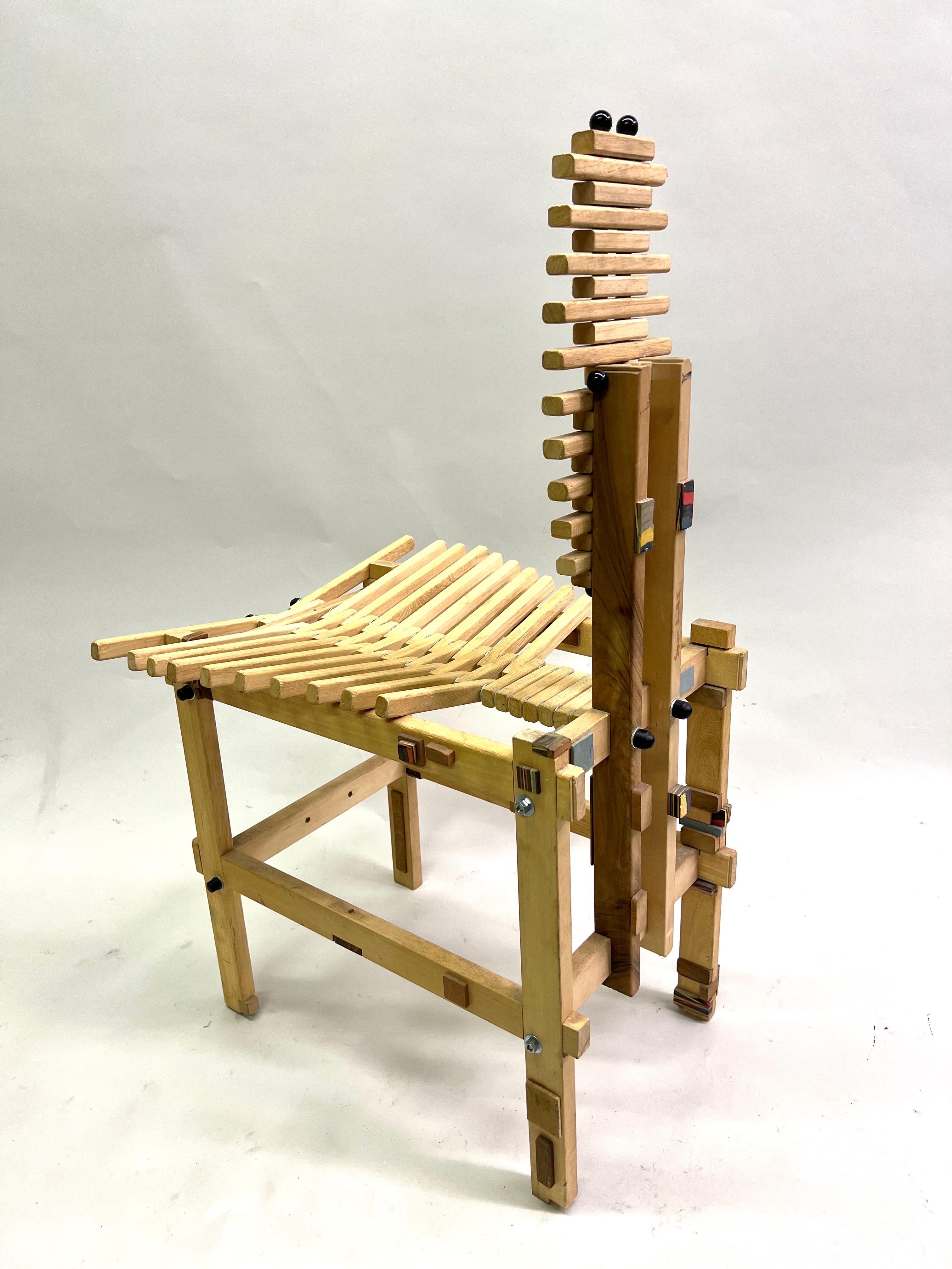 4 Unique Italian Artist Made Chairs, Campana Brothers For Sale 2