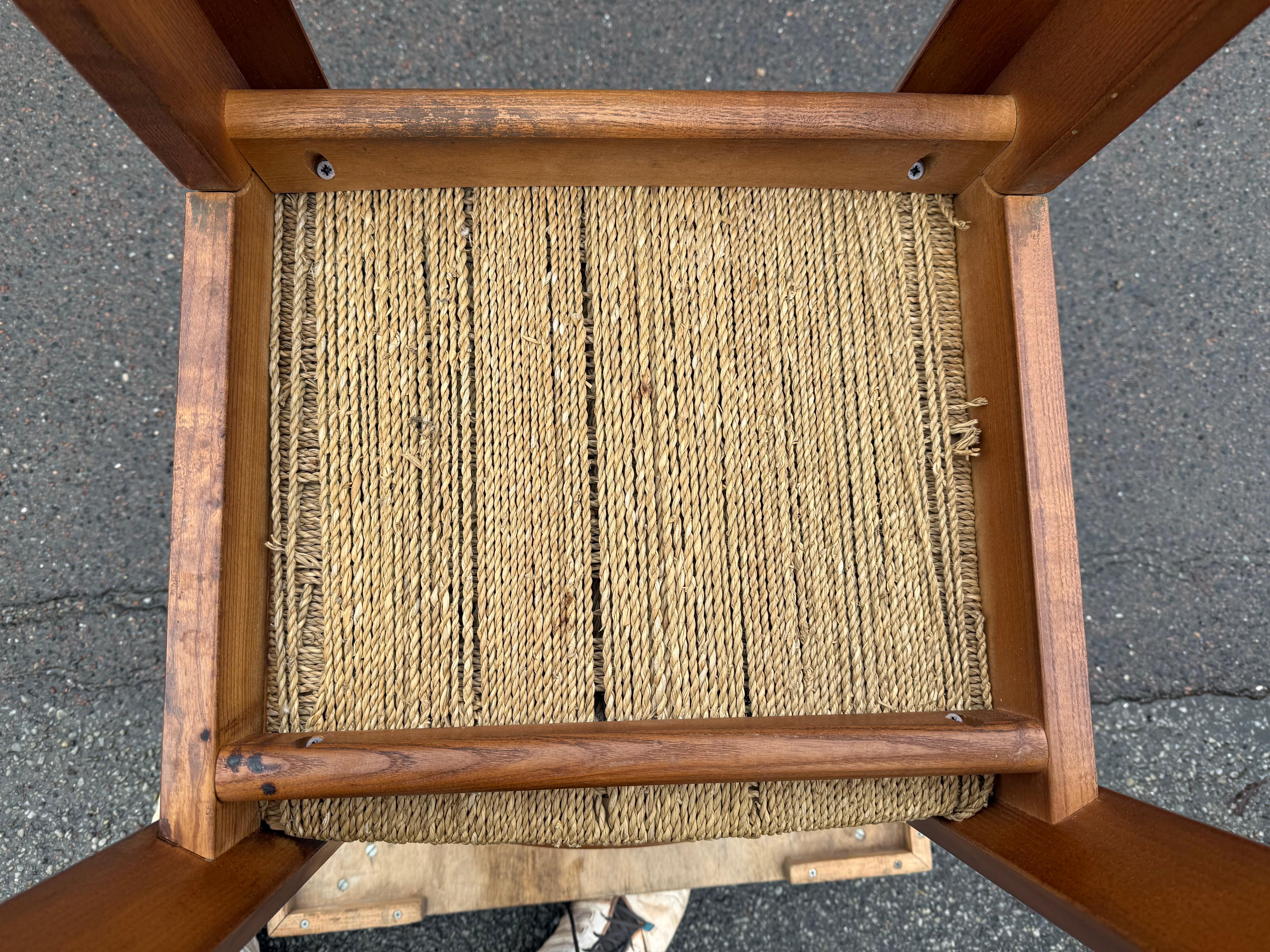 Mid-Century moderno 4 sedie da pranzo italiane uniche del Mid century modern degli anni '60 in vendita