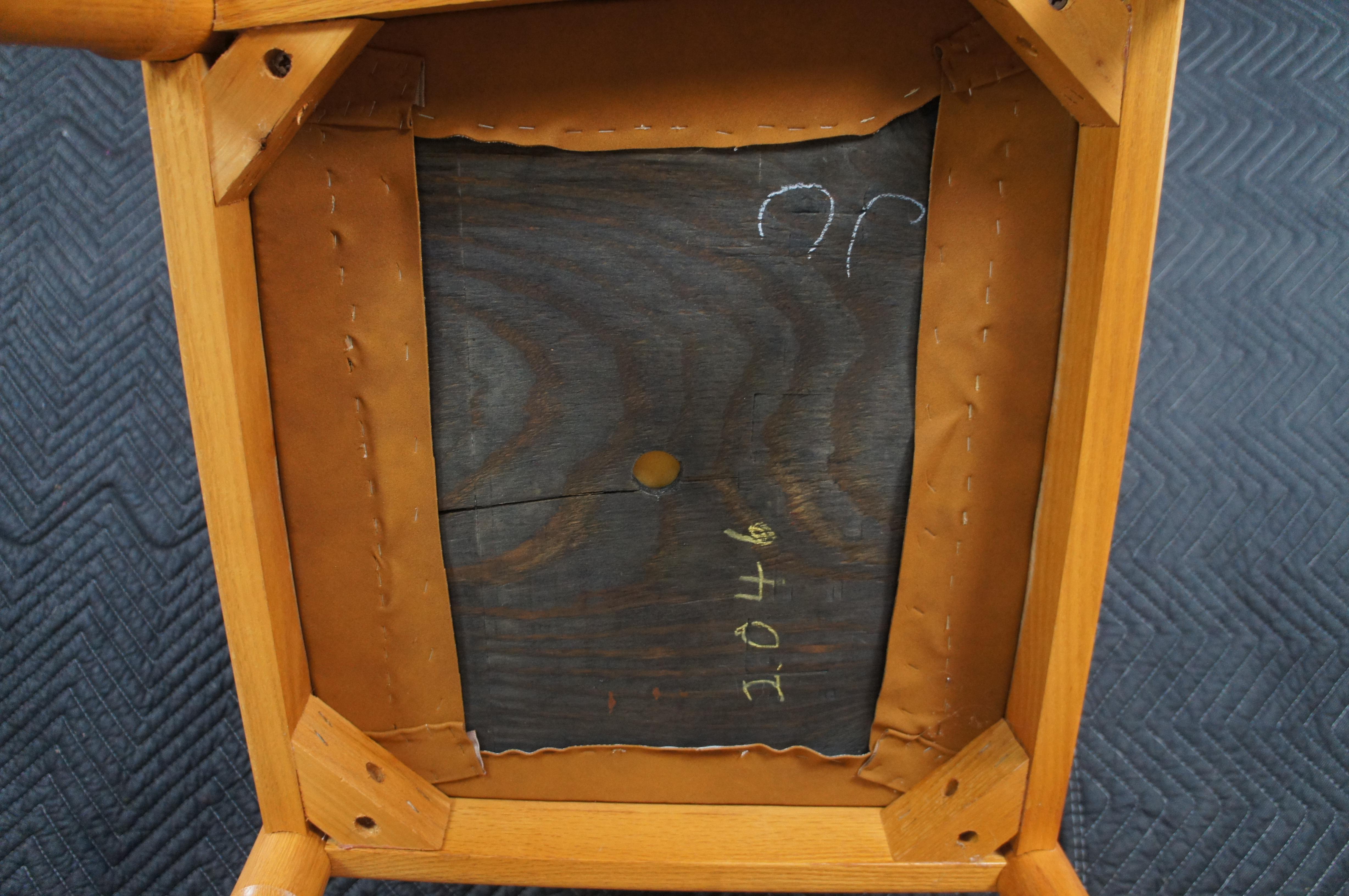 4 Vico Magistretti Italienisch Mitte des Jahrhunderts Modern Carimate Dining Sessel Leder im Angebot 8