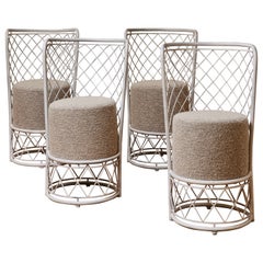4 vintage "Basket" chairs At Cost Price