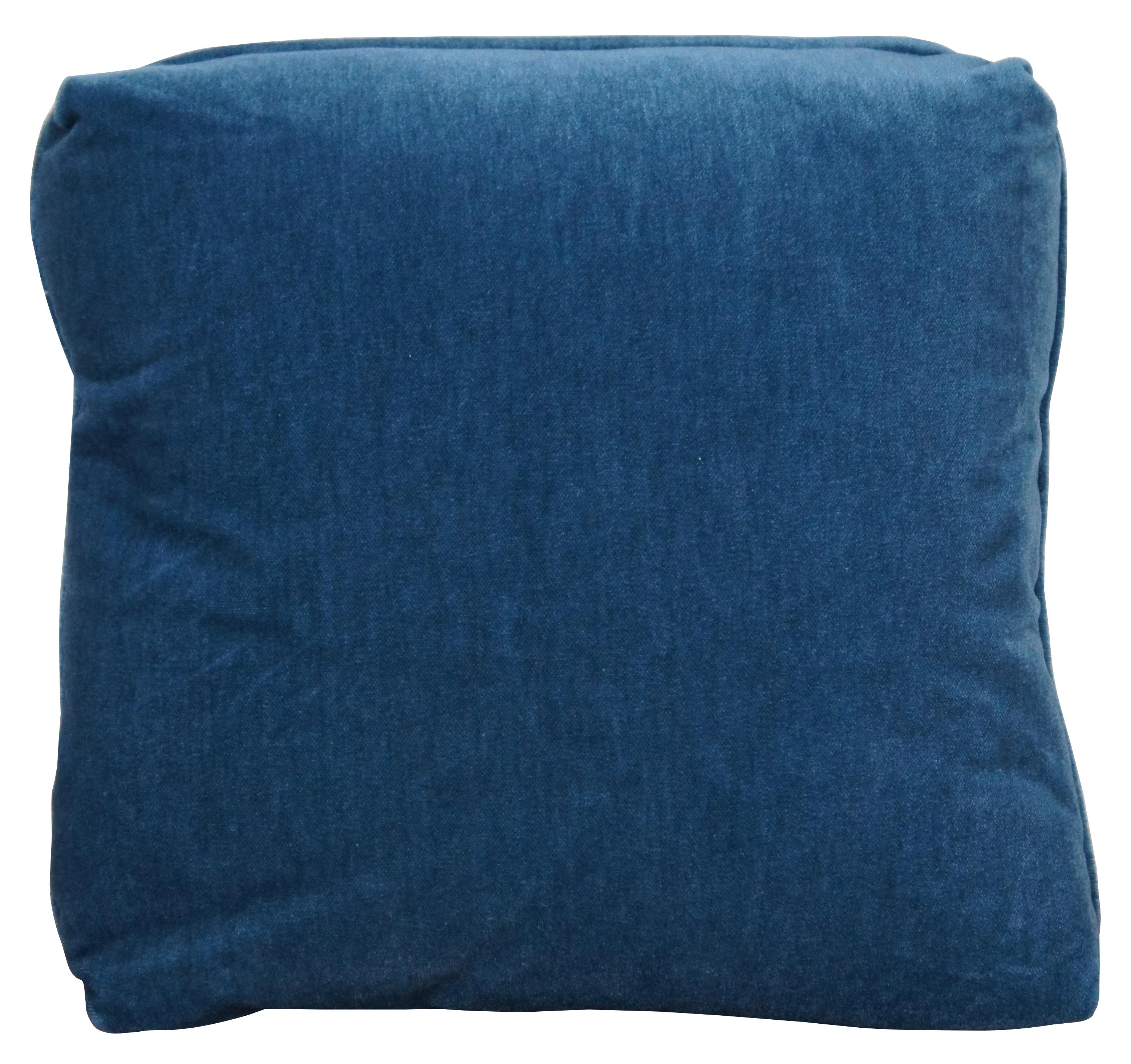 Modern 4 Vintage Century Furniture Blue Wool Mohair Down Filled Lumbar Throw Pillow For Sale