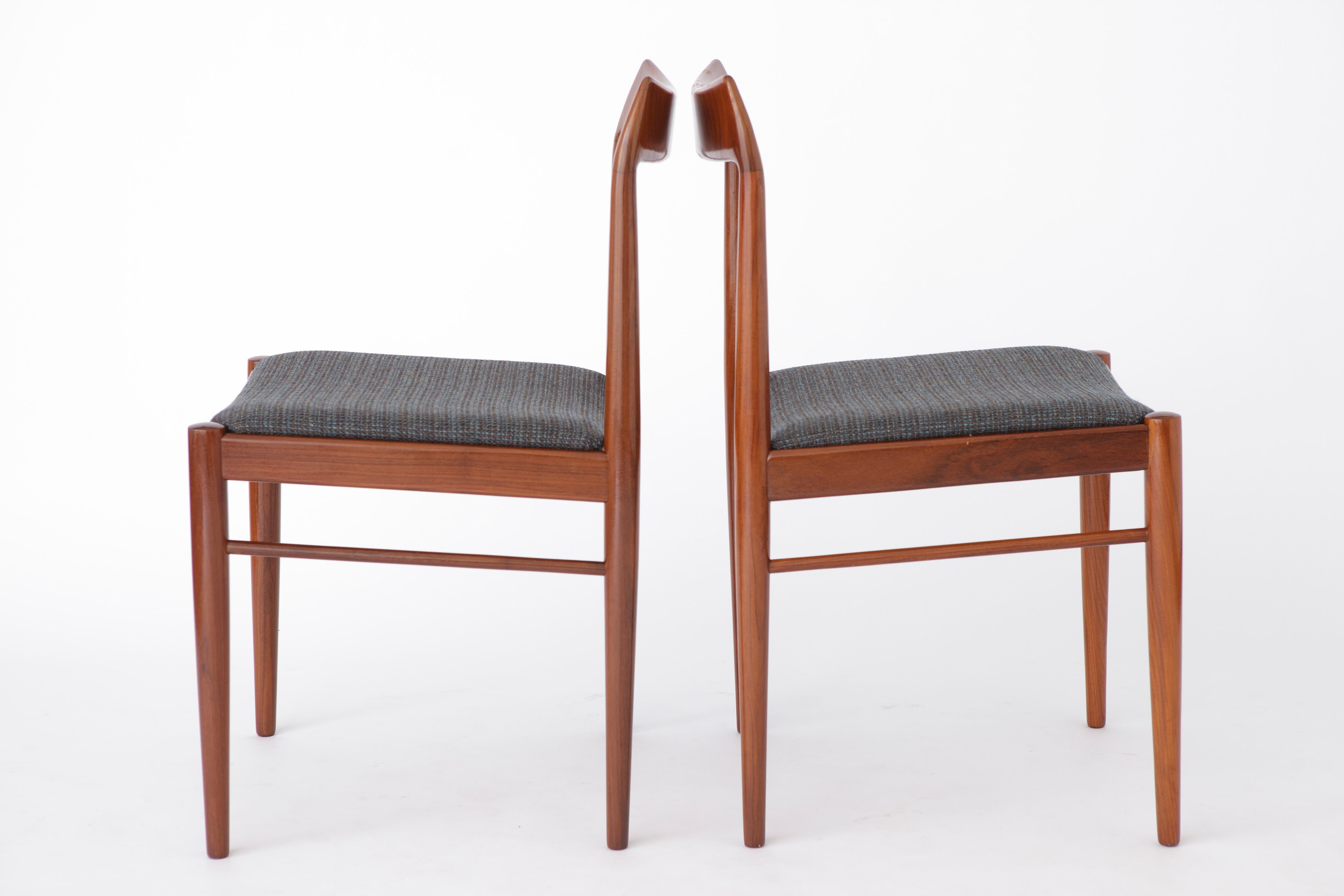 Polished 4 Vintage Chairs, 1960s-1970s, Germany For Sale