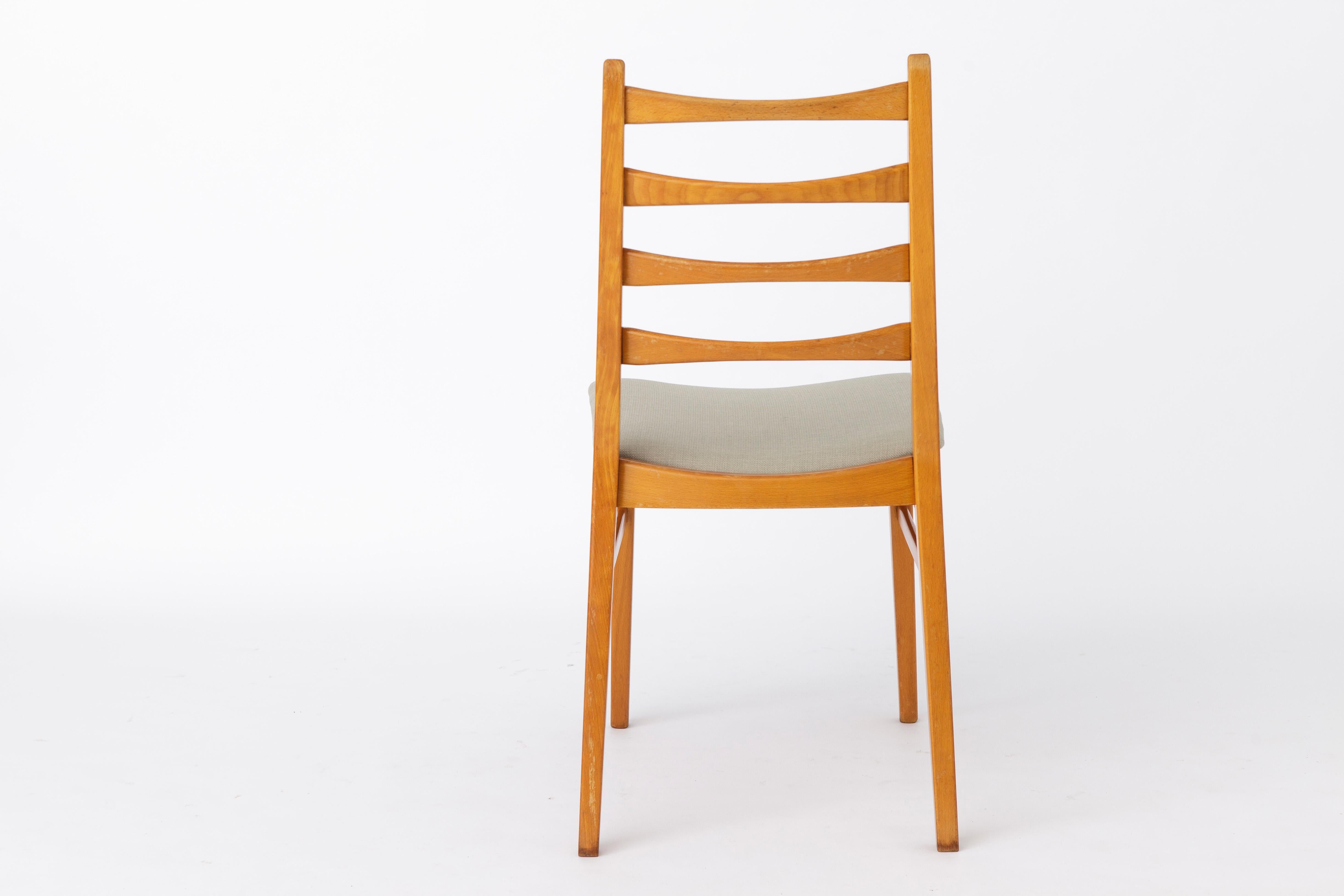 Teak 4 Vintage Chairs 1960s, Germany For Sale