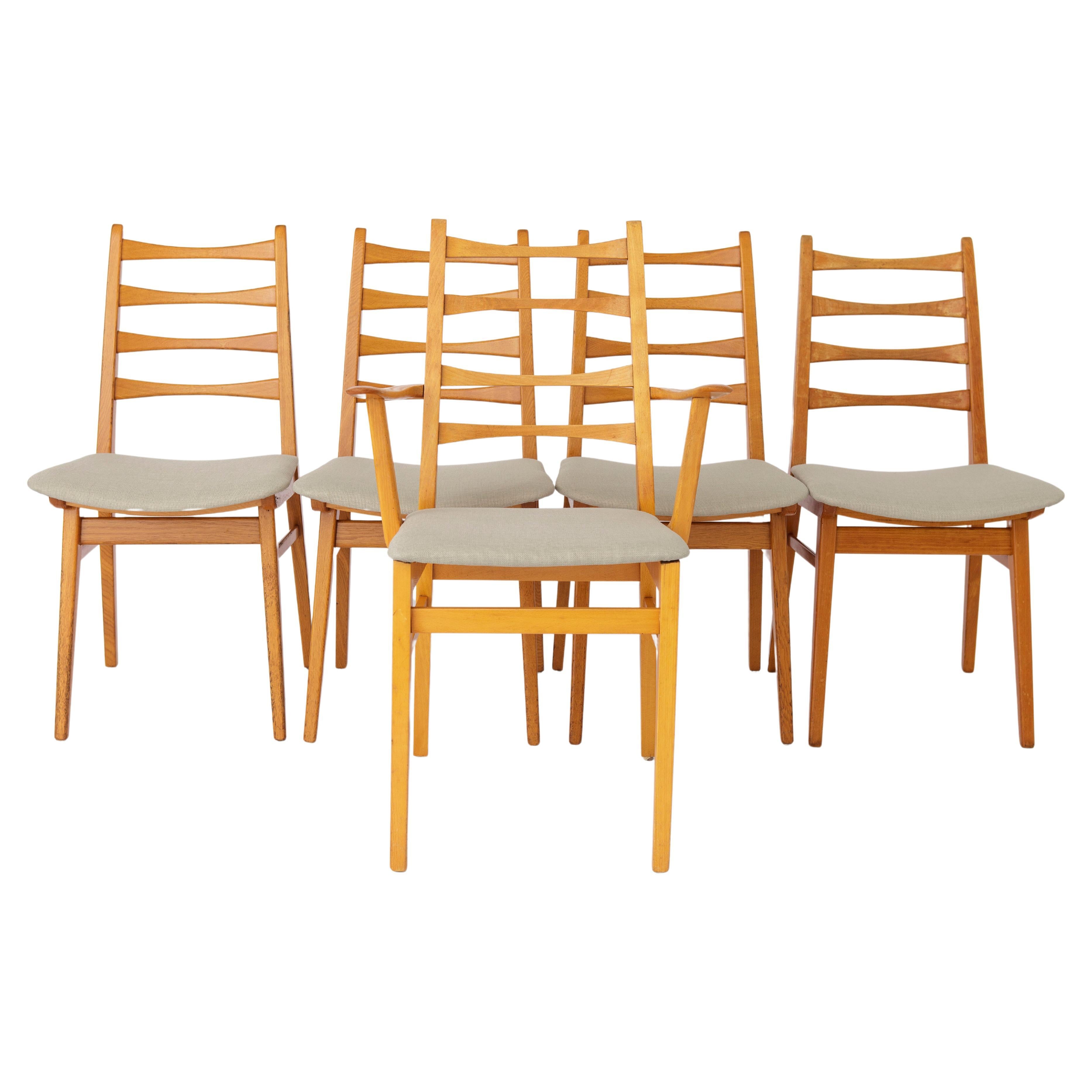 4 Vintage Chairs 1960s, Germany