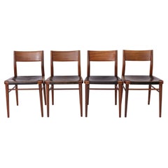 4 Sedie vintage di Georg Leowald per Wilkhahn, Germania, anni '60, Teak