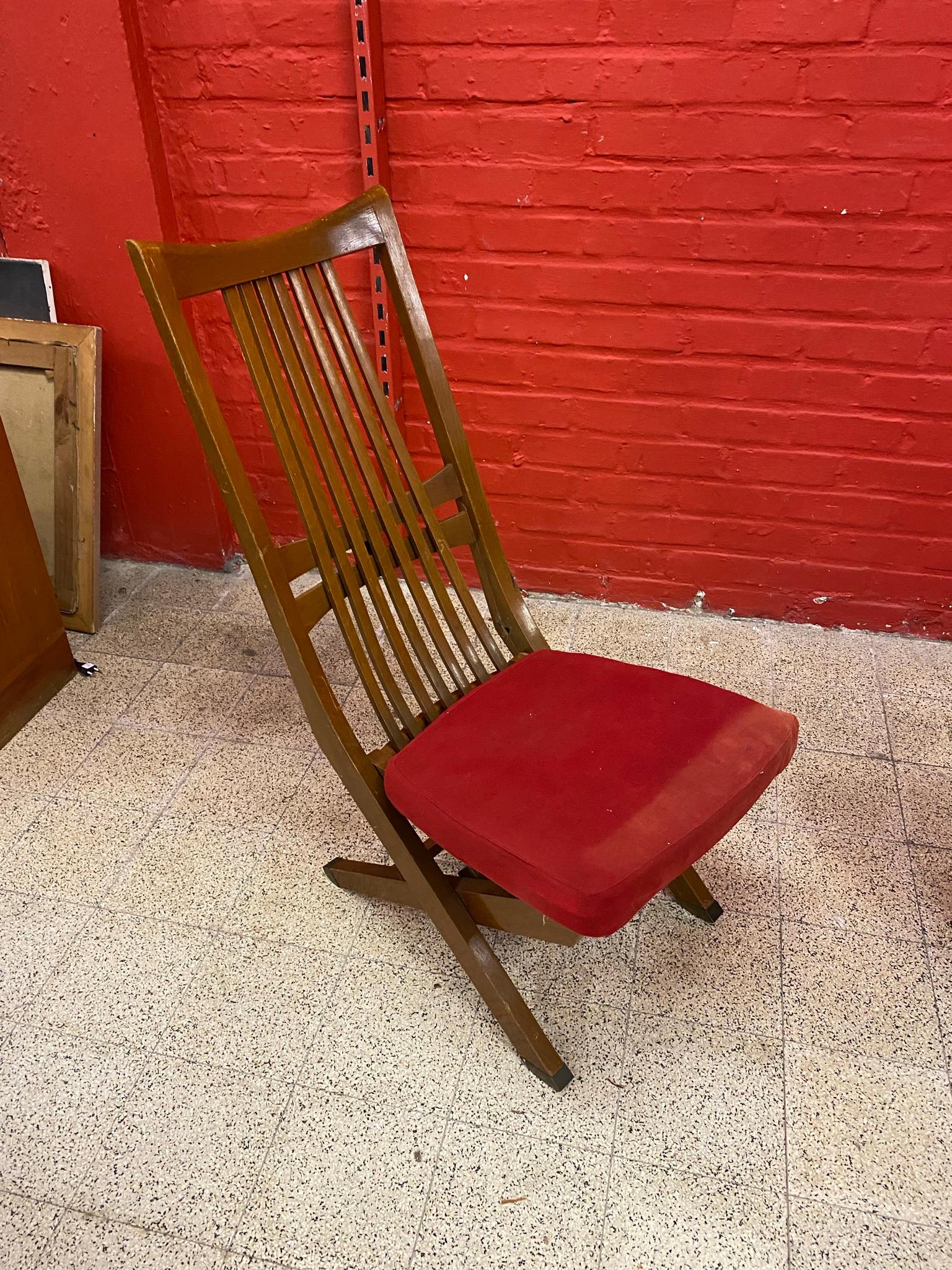 vintage fireside chair