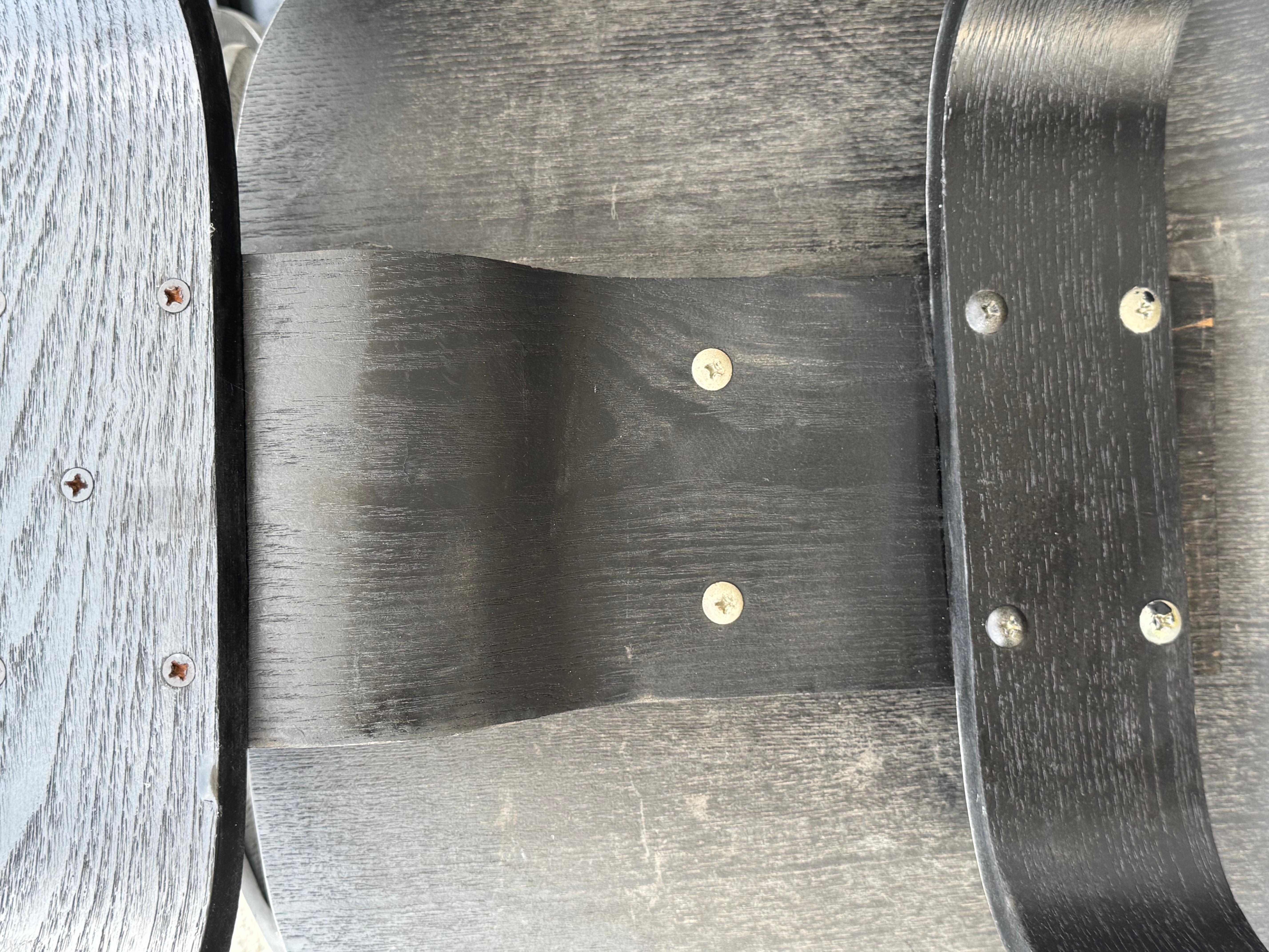 4 Vintage Charles & Ray Eames Ebonized Plywood DCW Chairs for Herman Miller For Sale 9