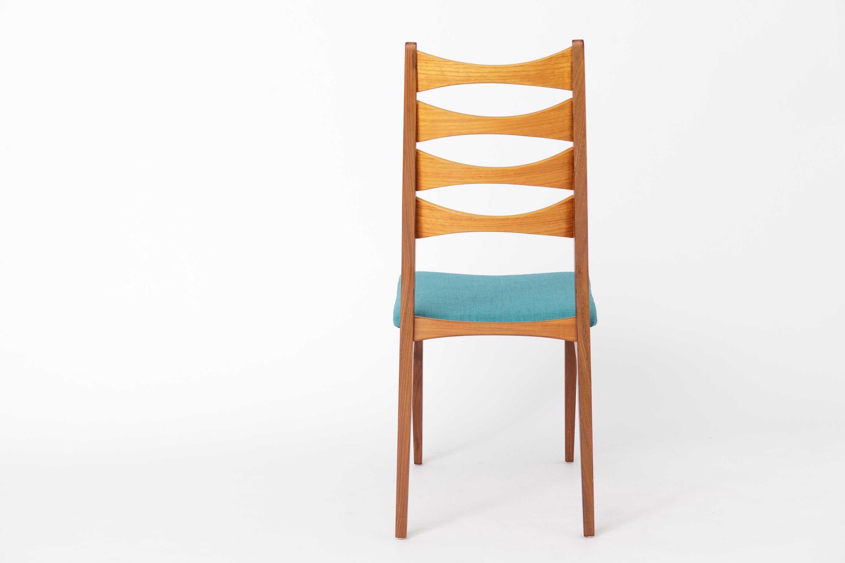 4 Vintage Dining Chairs 1960s - German Design For Sale 2