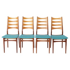 4 Sillas de Comedor Vintage Años 60 - Diseño Alemán