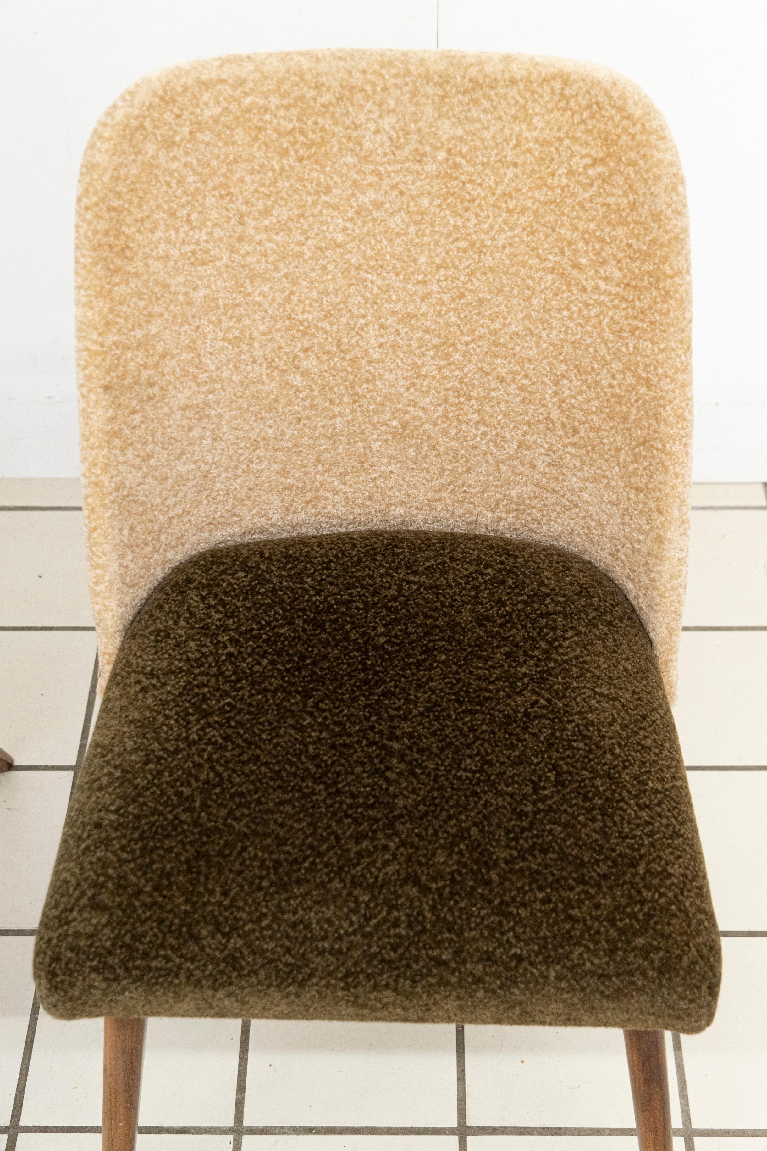 4 Vintage Duo-tone Dining Room Chairs For Sale 2