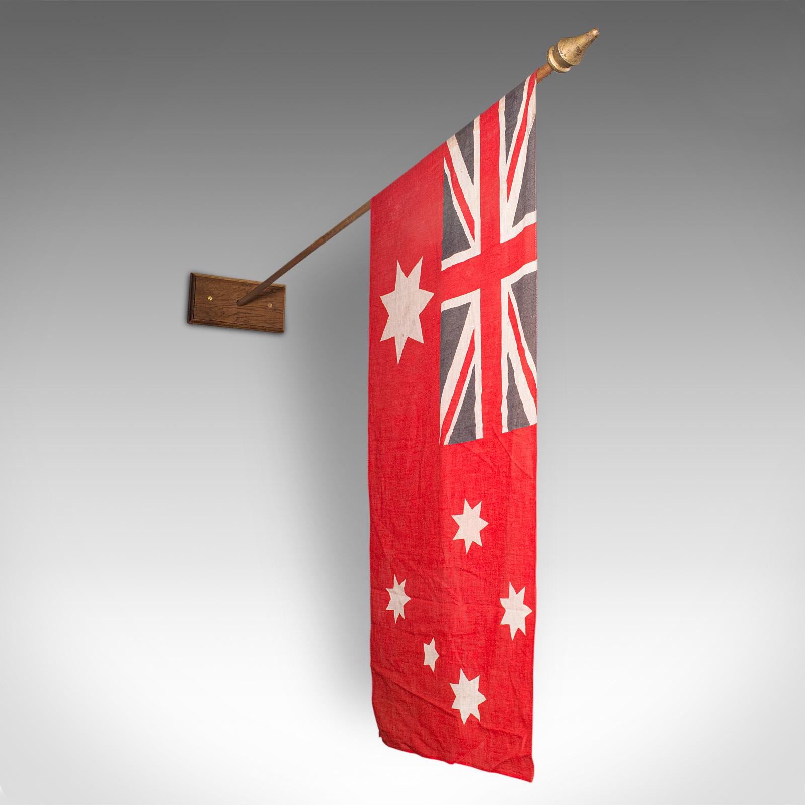 Unknown 4 Vintage Empirical Embassy Flags, Commonwealth, Ensign, Oak Mount, Union Jack For Sale